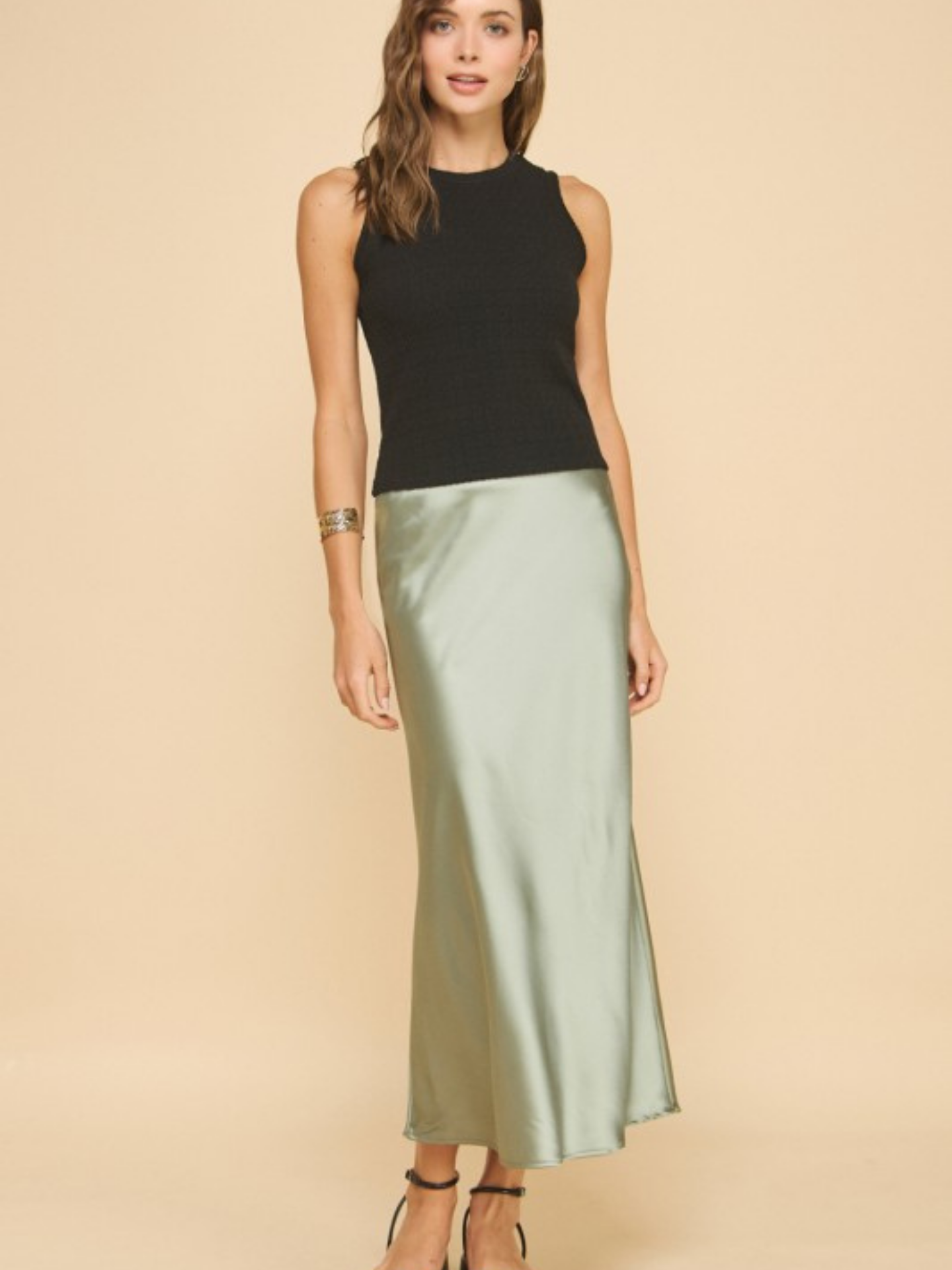 Midi Slip Skirt - Mimi & Rae