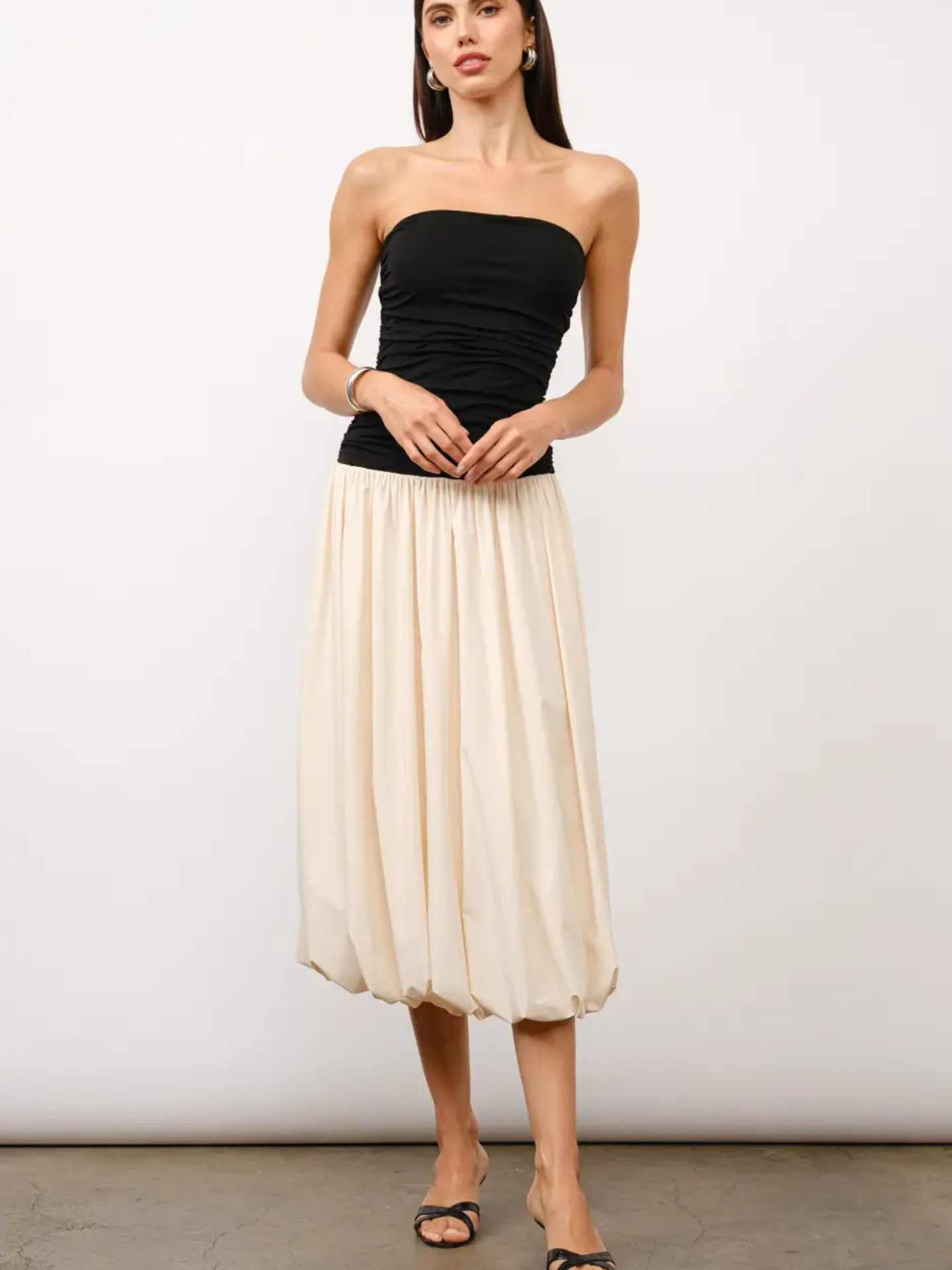 Strapless Bubble Dress - Mimi & Rae