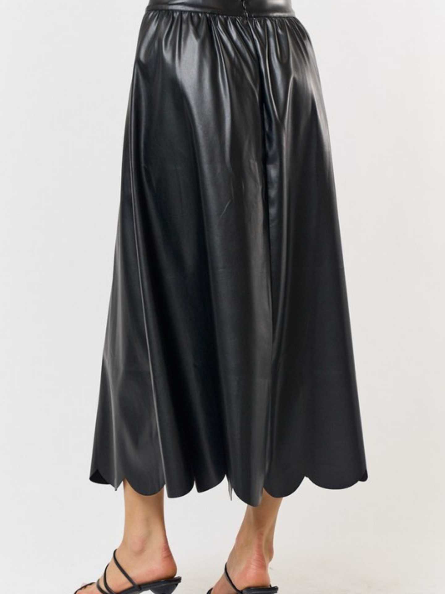 Scalloped Maxi Skirt - Mimi & Rae