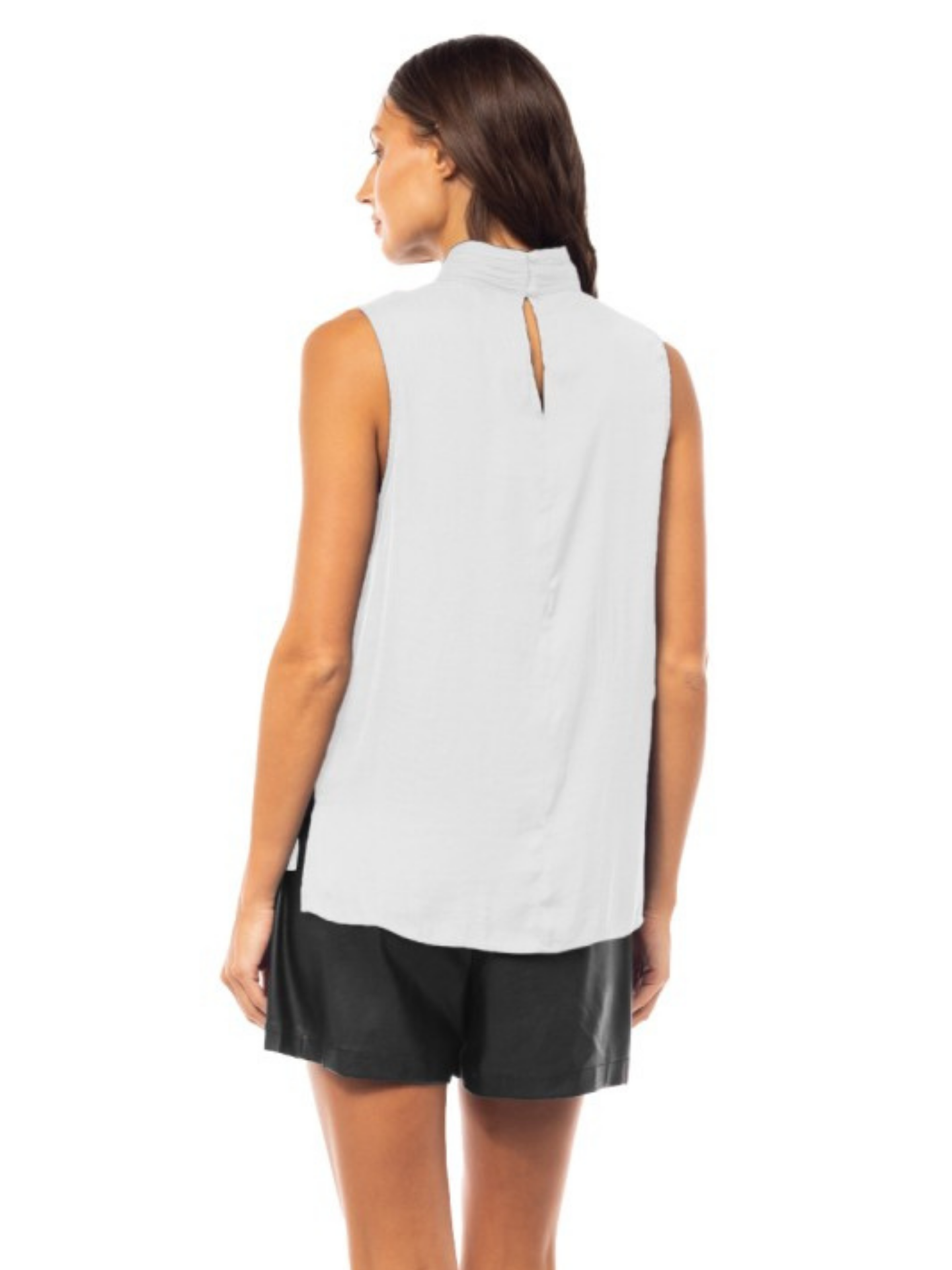Pleated Mockneck Top - Mimi & Rae