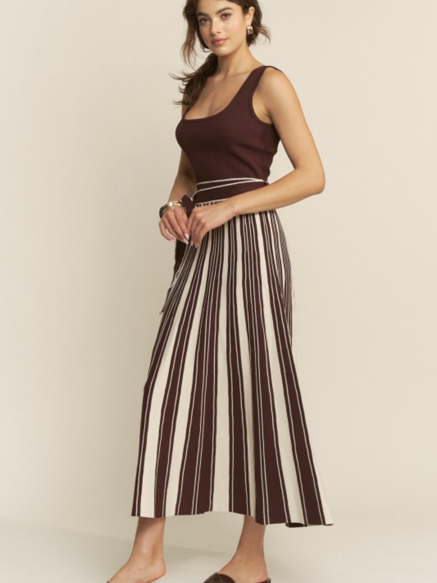 Belted Tank Dress