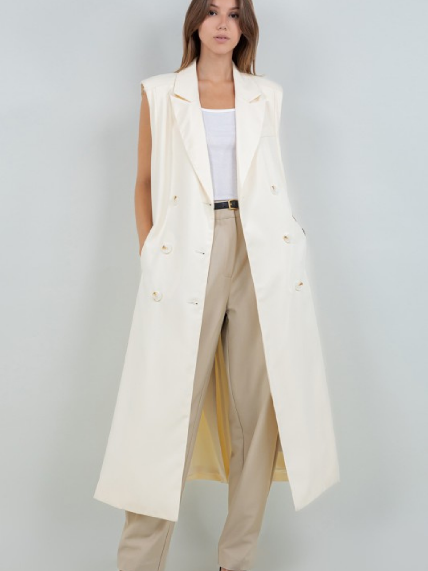 Long Blazer Vest