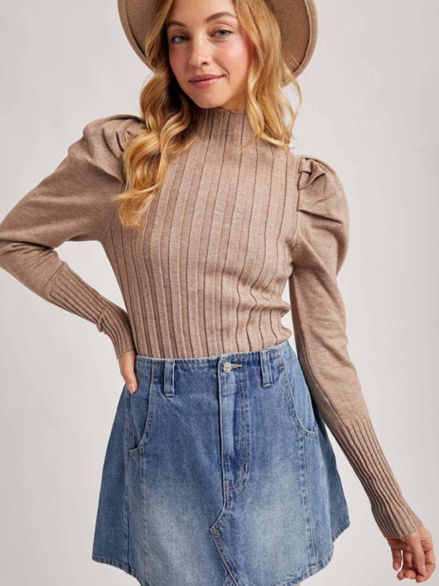 Puff Sleeve Sweater