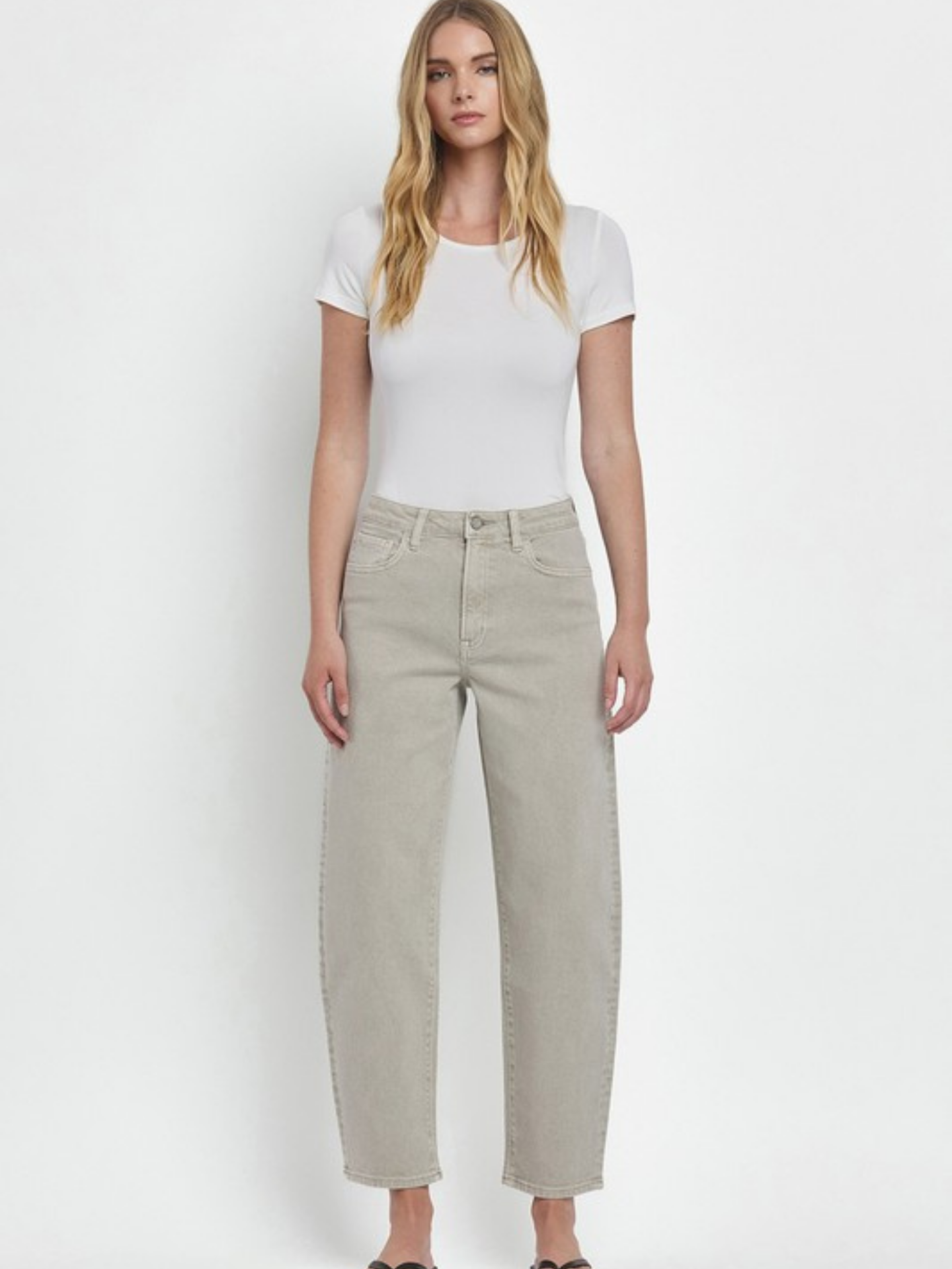 Slim Barrel Leg Jean - Mimi & Rae