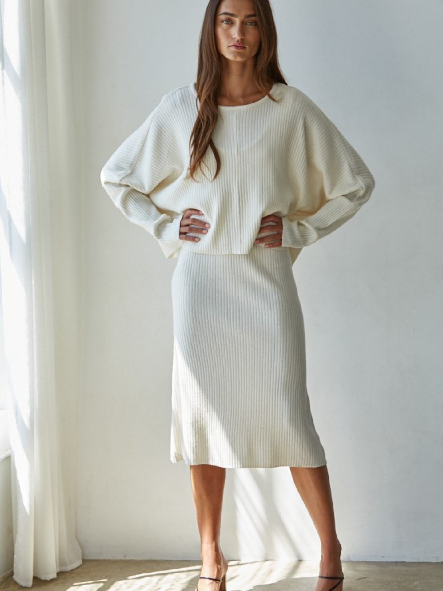 Midi Knit Tank Dress - Mimi & Rae