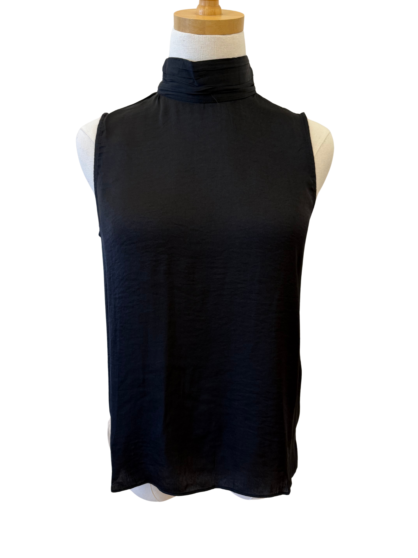 Pleated Mockneck Top - Mimi & Rae