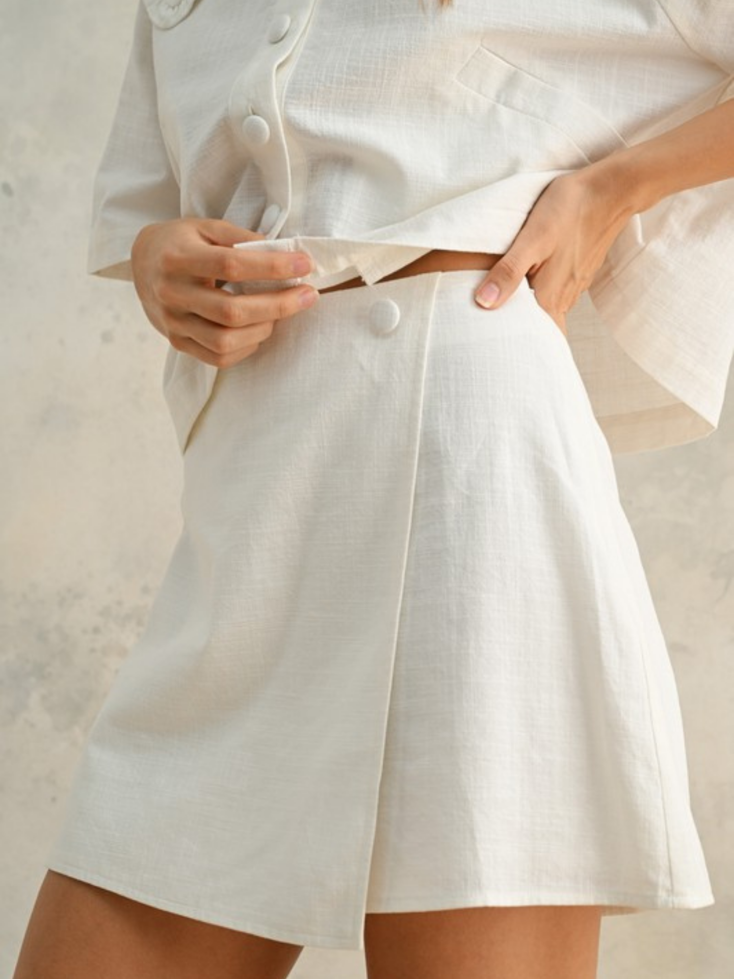 Linen Skort