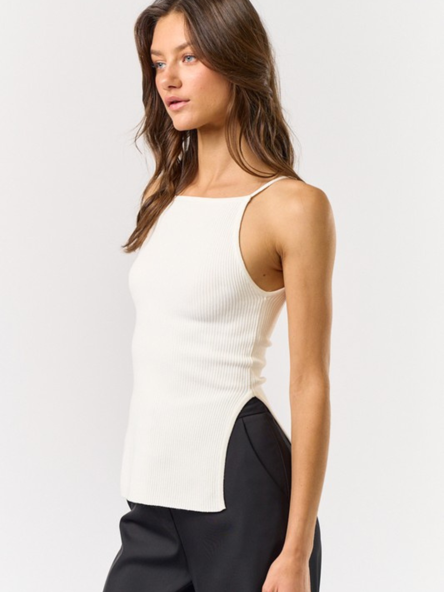 Split Hem Tank - Mimi & Rae