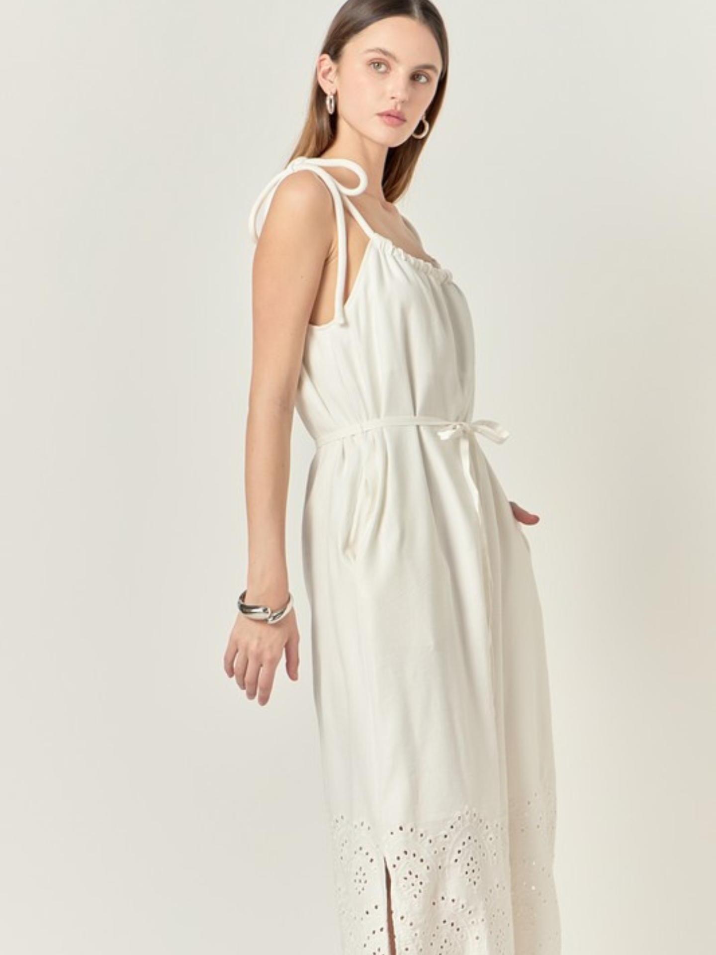 Linen Sleeveless Dress - Mimi & Rae