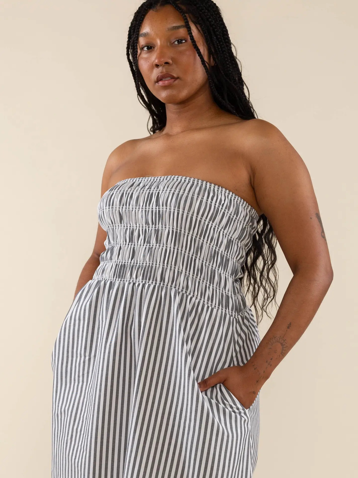 Smocked Tube Dress - Mimi & Rae
