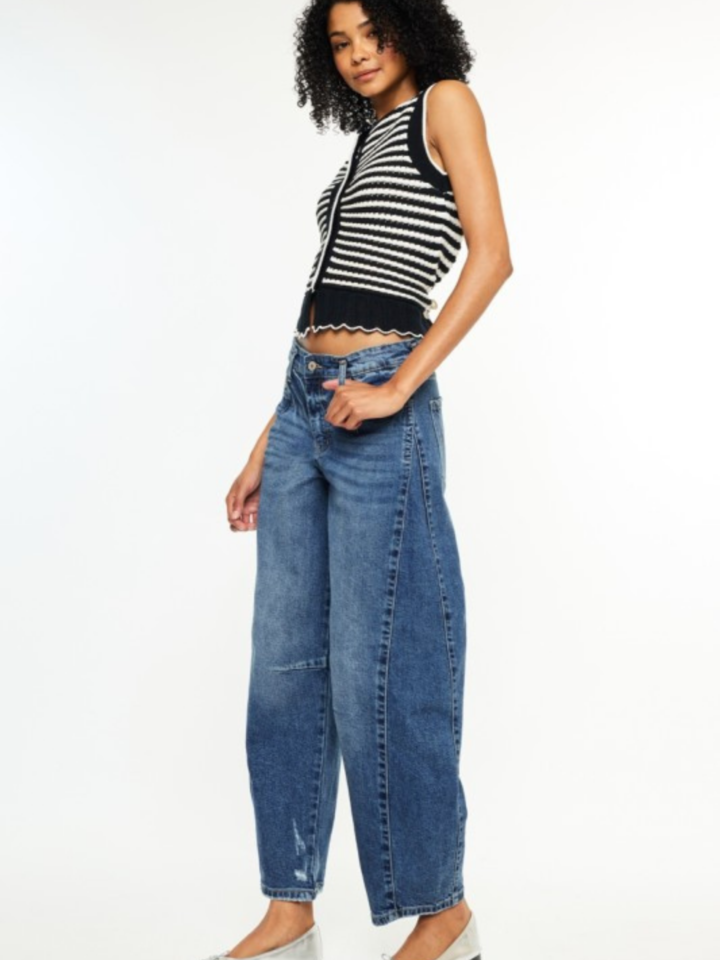 Low Slung Horseshoe Denim