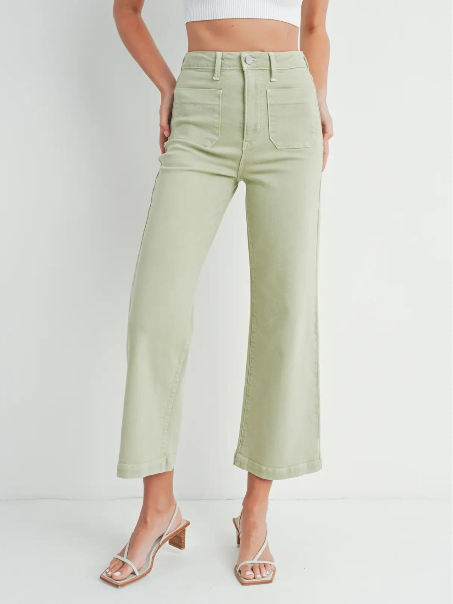 Sage Patch Pocket Pant - Mimi & Rae