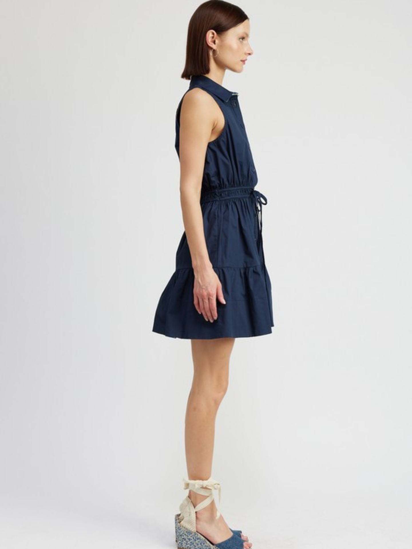Collared Mini Dress - Mimi & Rae