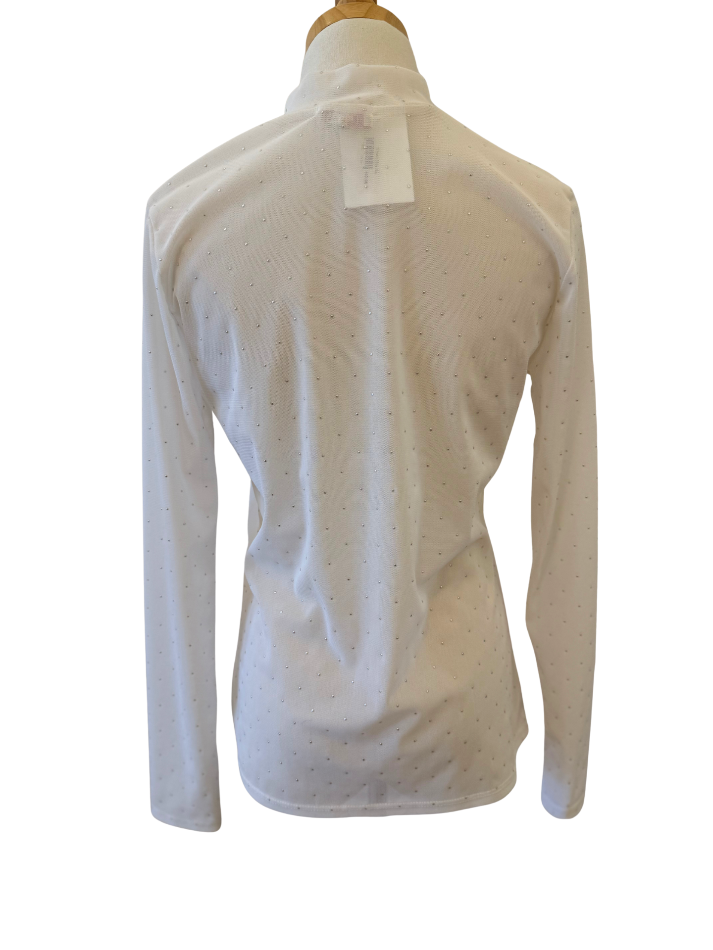Mesh Silver Top Size Medium - Mimi & Rae