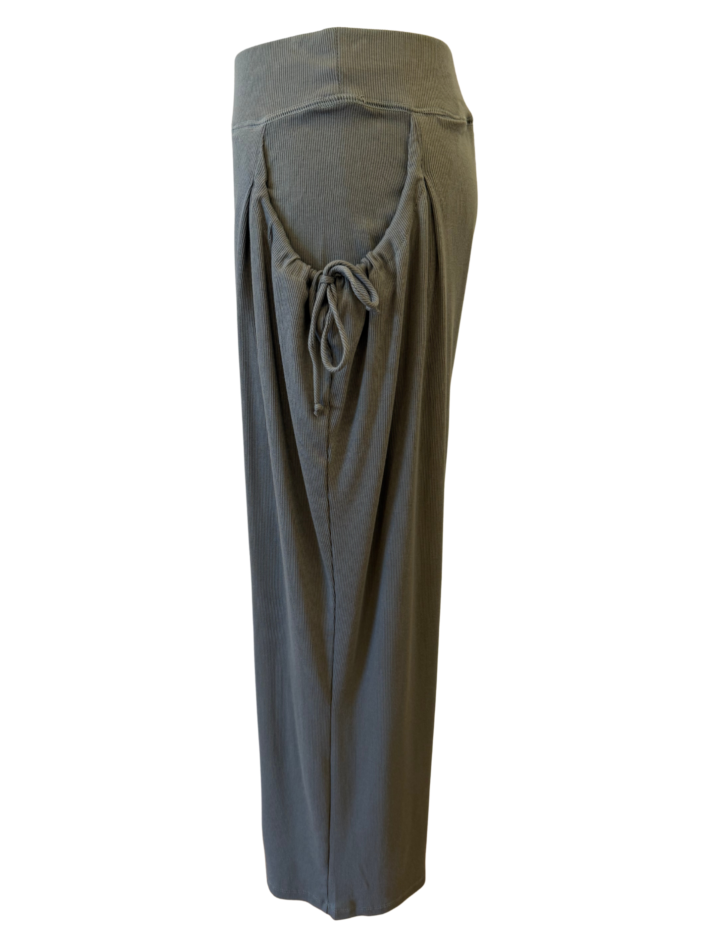 Wide Leg Pant with Pocket Ties - Mimi & Rae