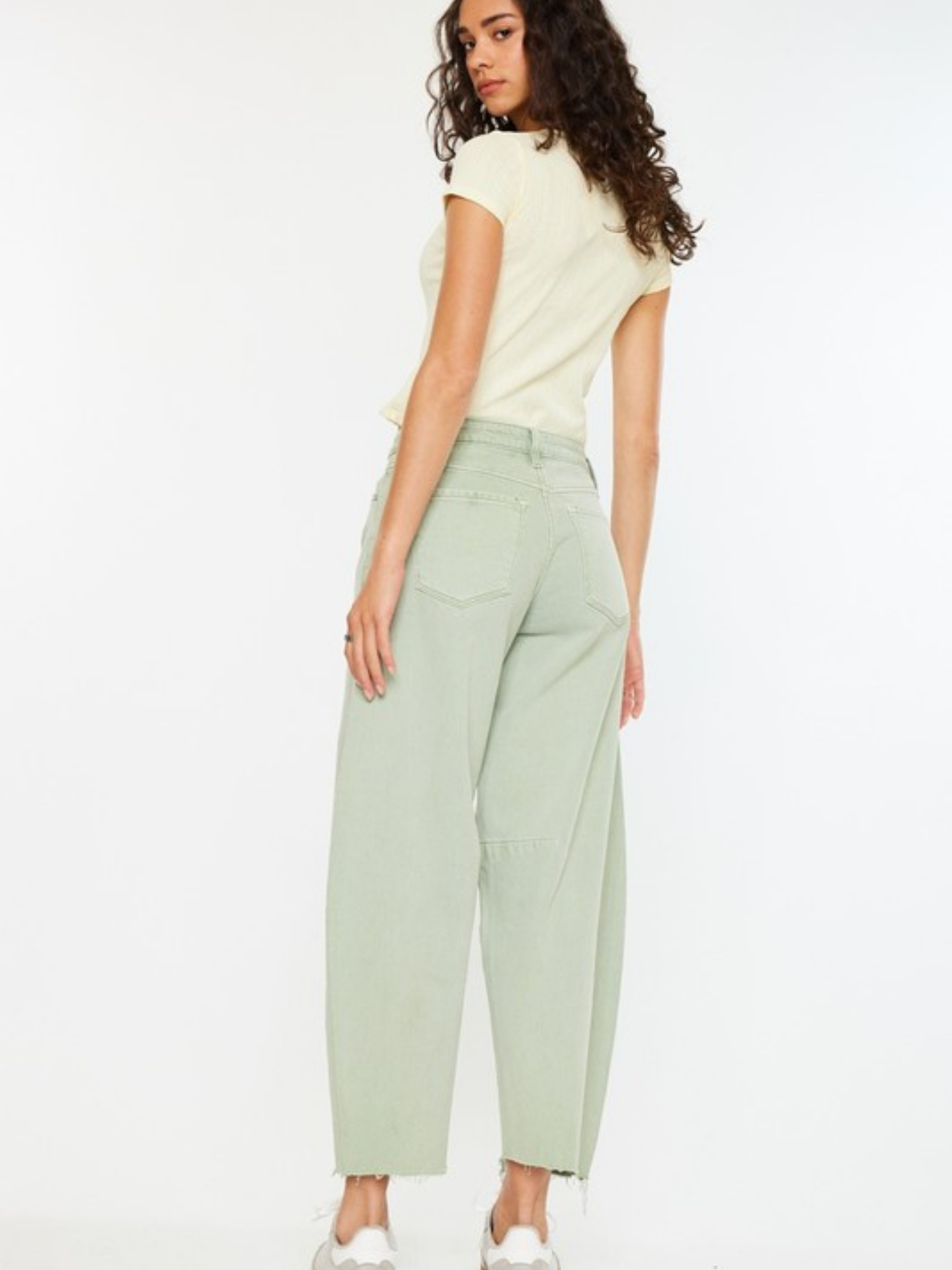 Pistachio Horsehoe Denim - Mimi & Rae