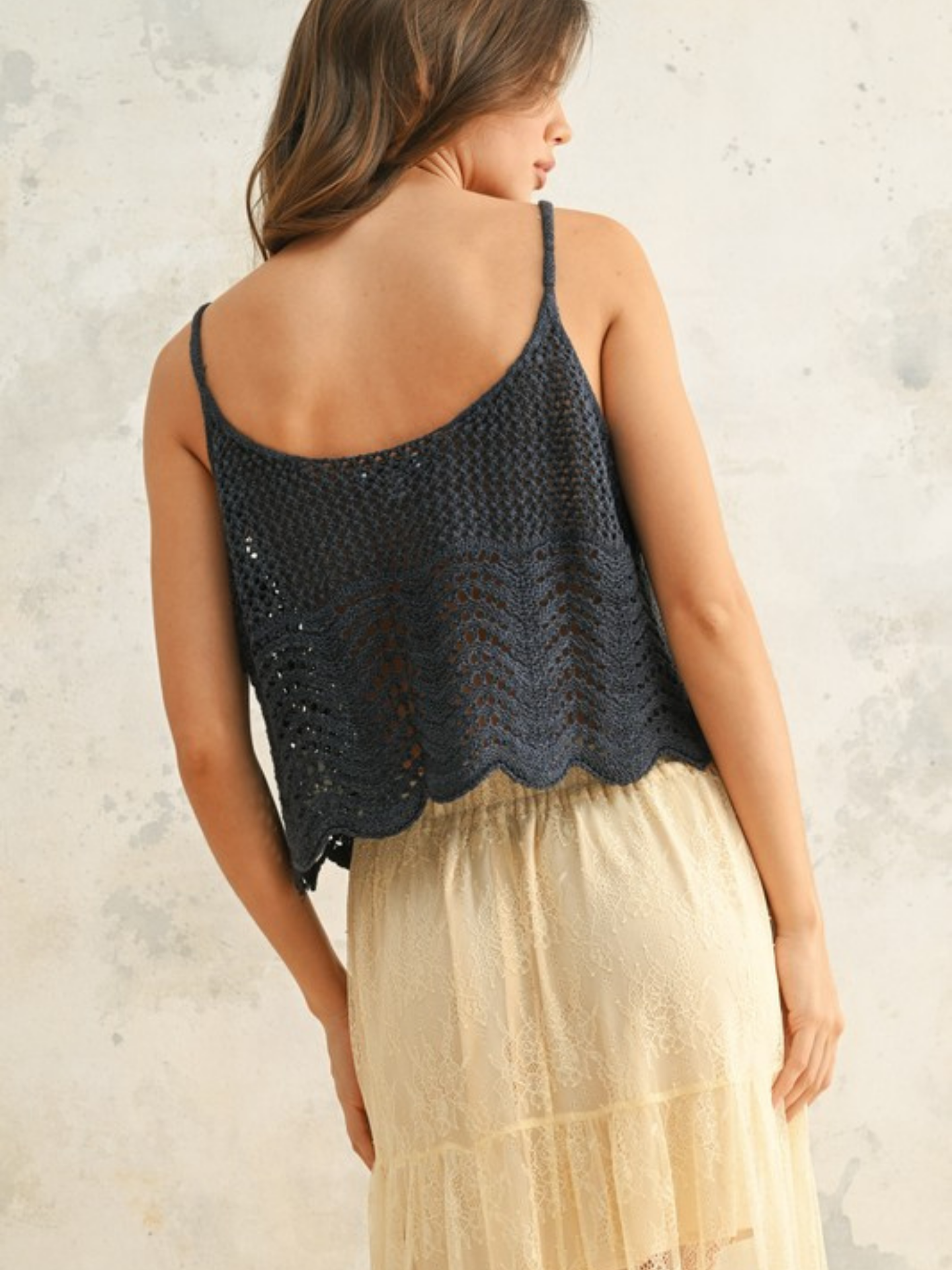 Crochet Knit Tank - Mimi & Rae
