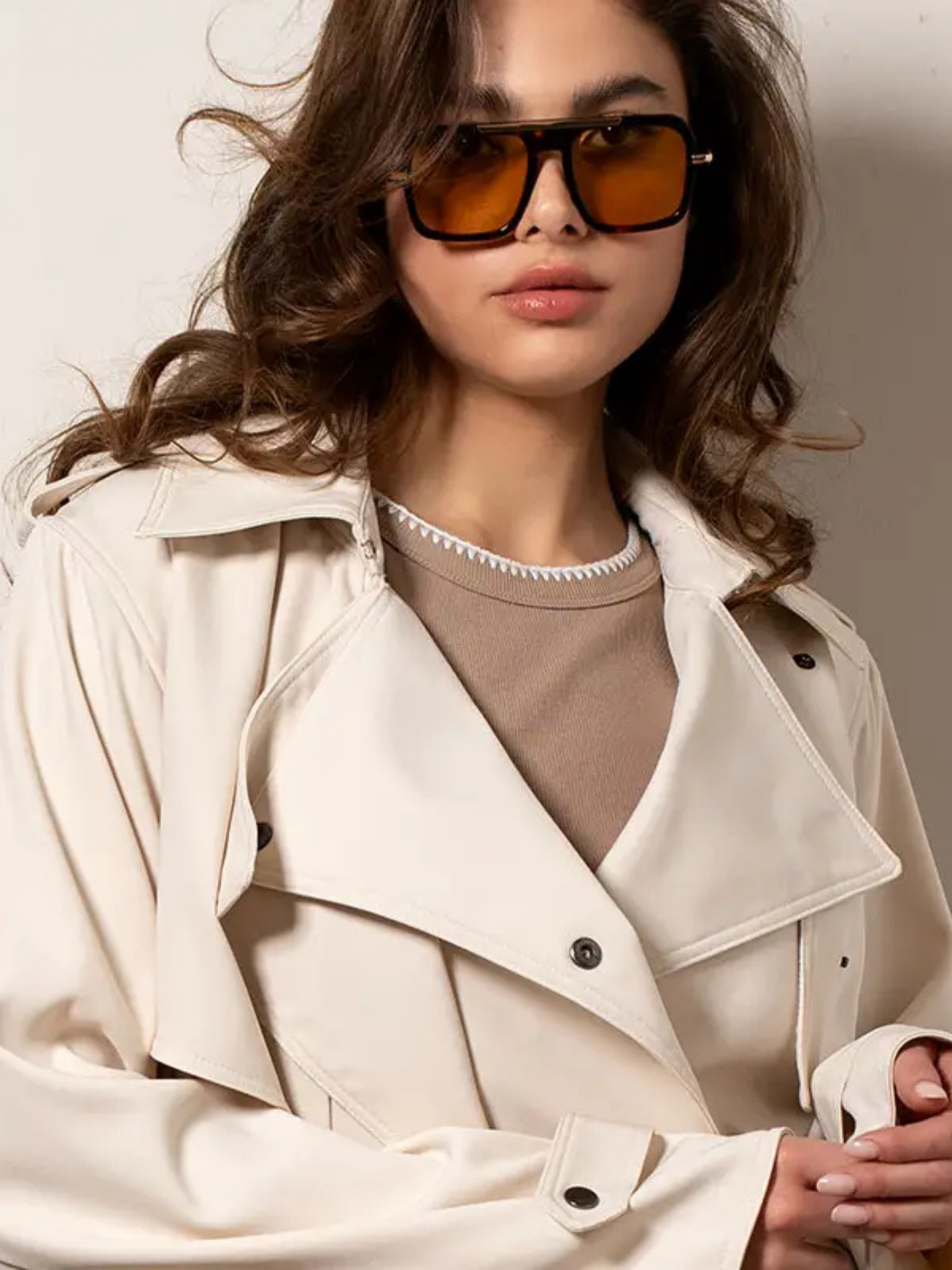 Cropped Trench - Mimi & Rae
