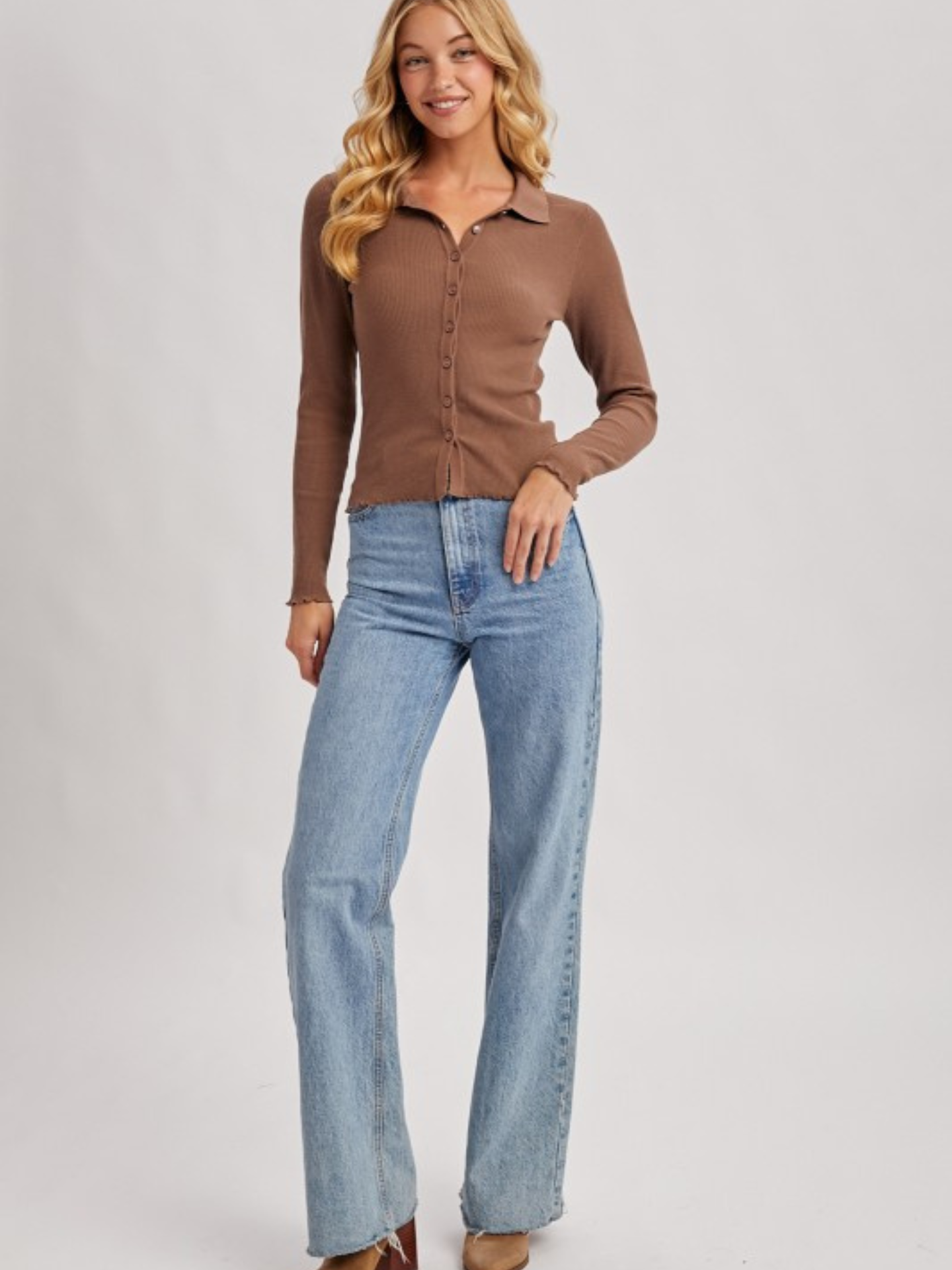 Polo Cardigan
