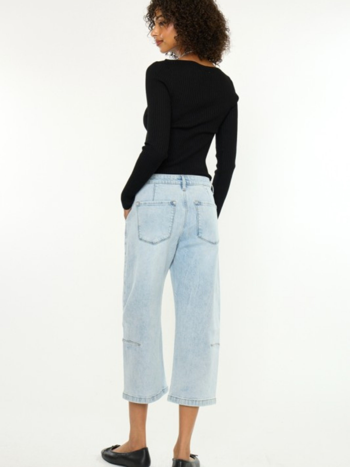 Capri Barrel Denim - Mimi & Rae