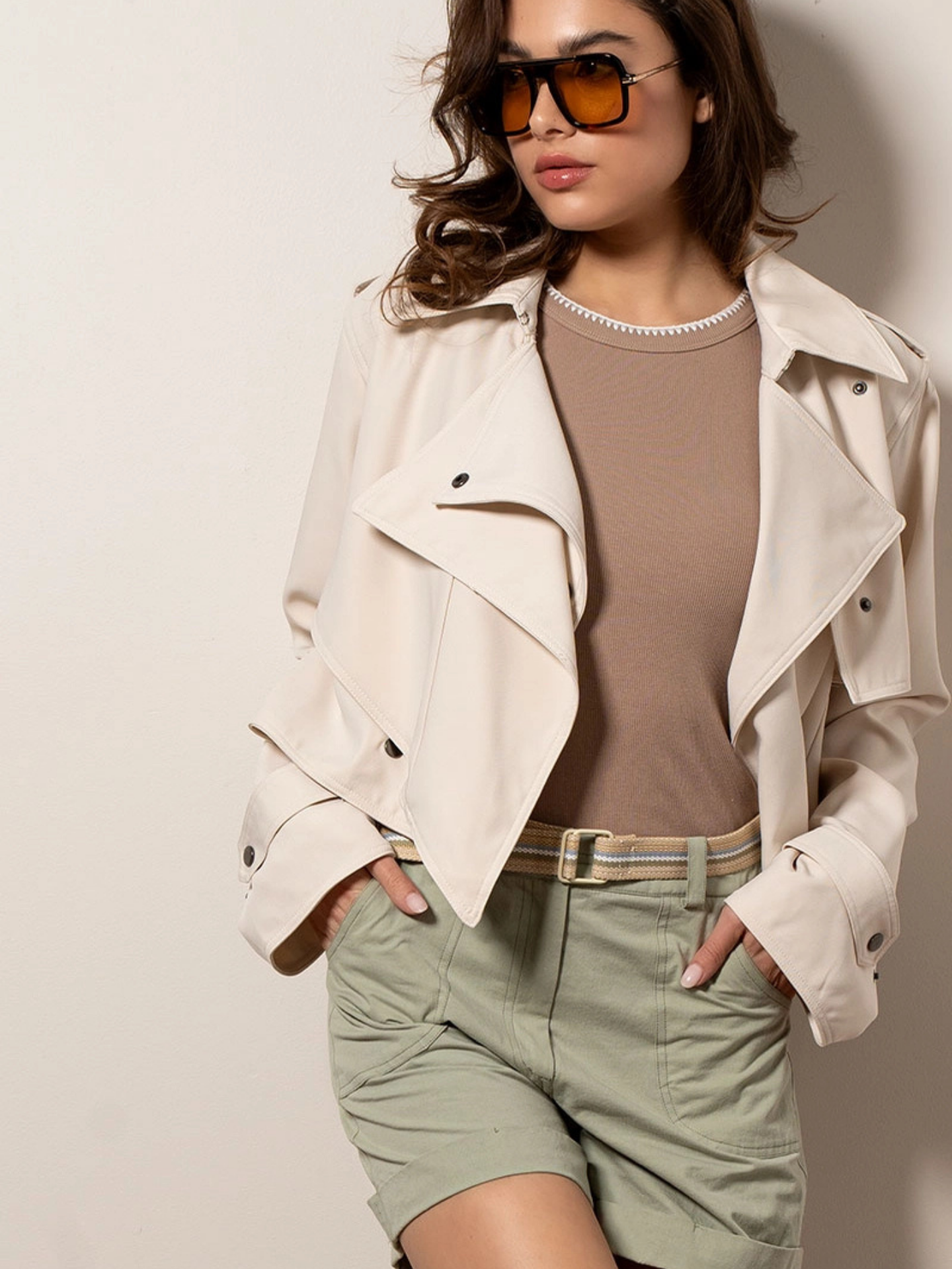 Cropped Trench - Mimi & Rae
