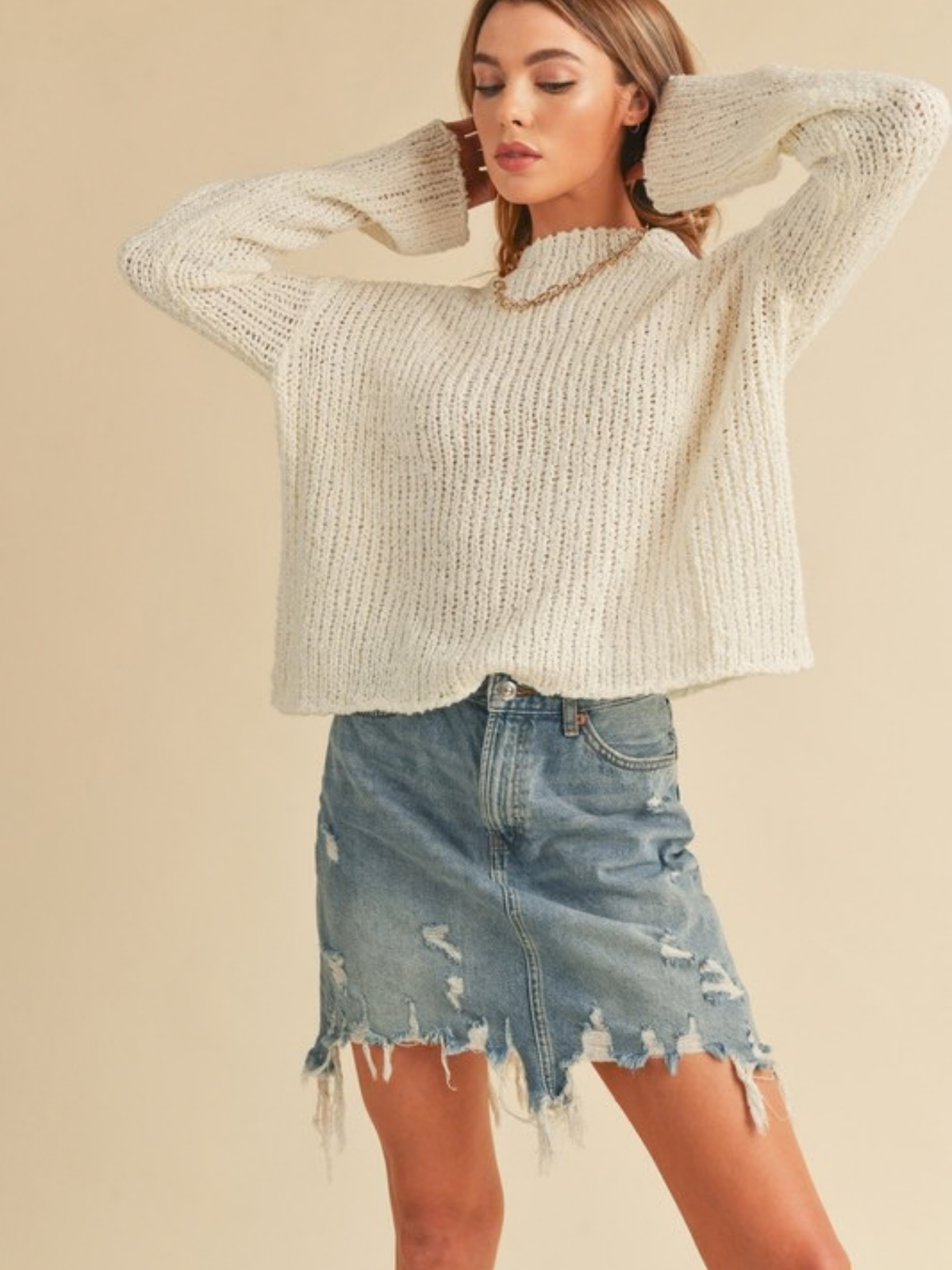 Chunky Crochet Sweater