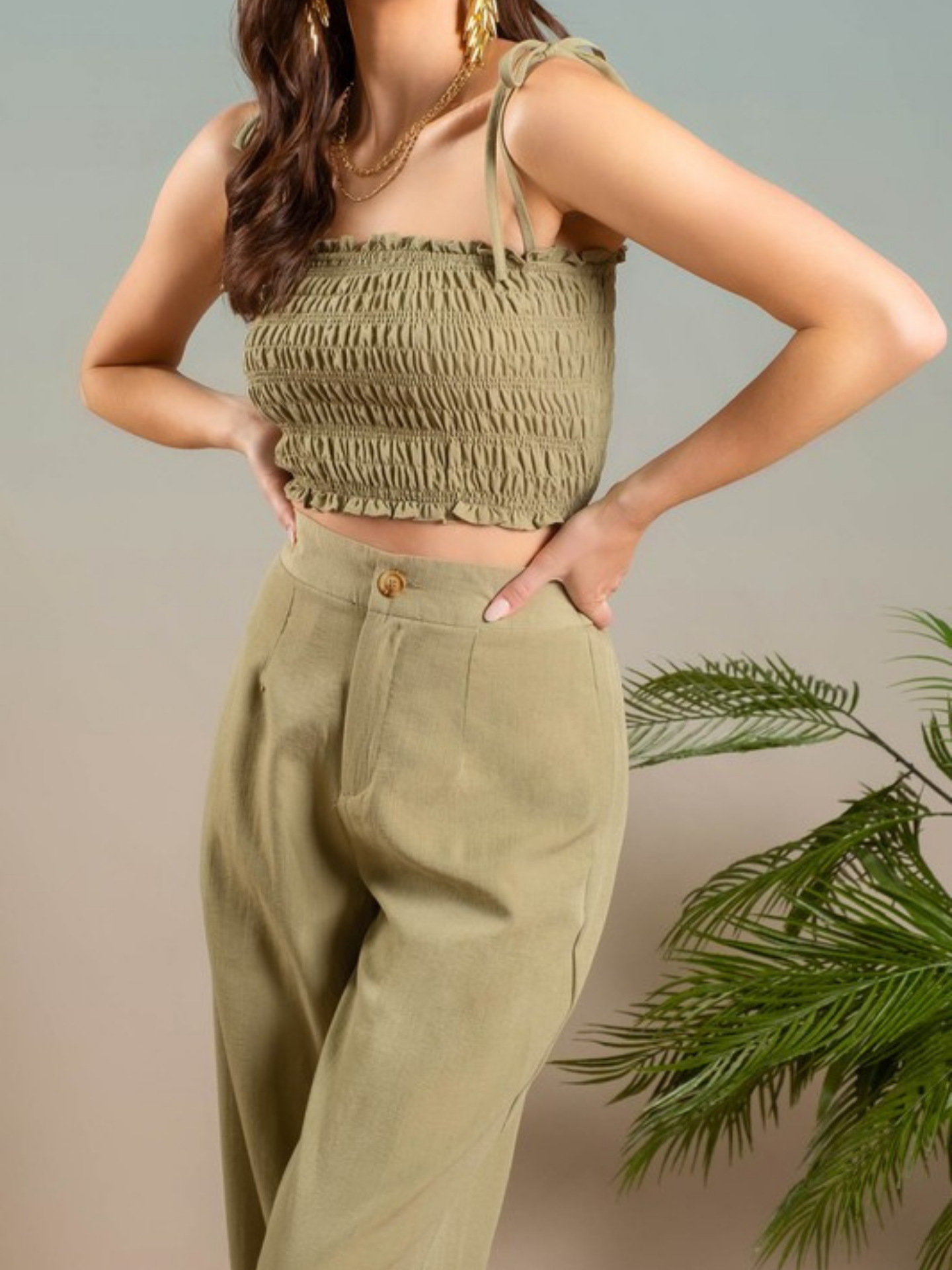 Wide Split Leg Pants - Mimi & Rae
