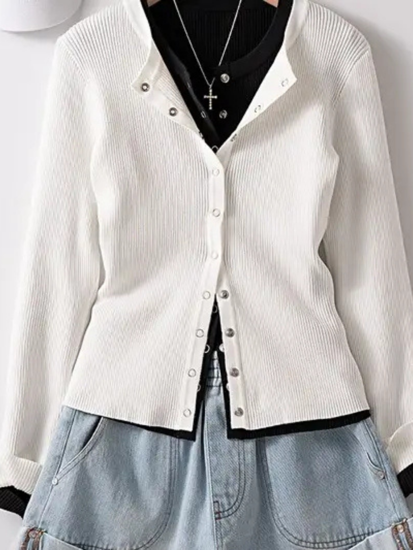 Ribbed Cardigan