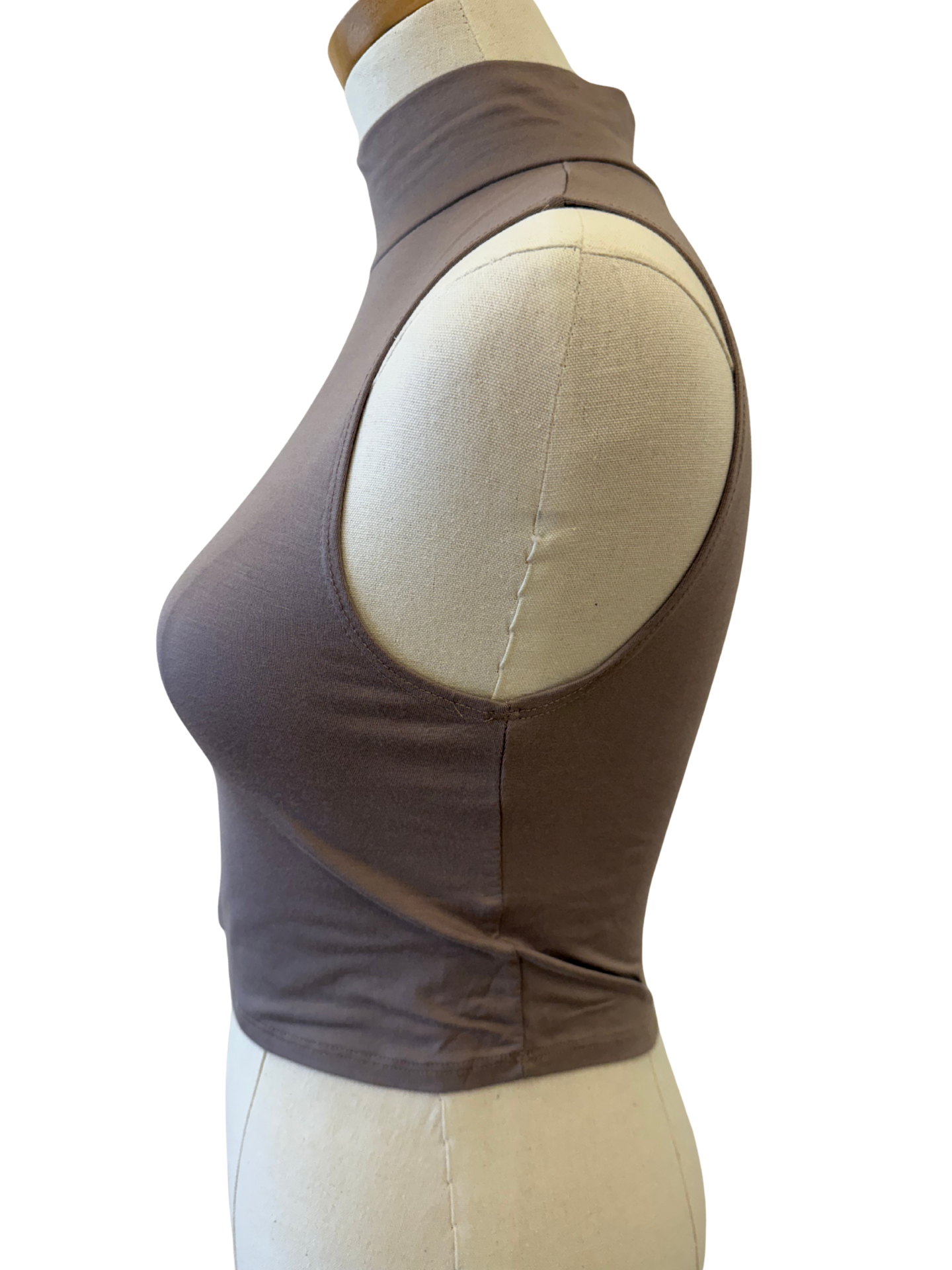 Mock Neck Cropped Tank - Mimi & Rae