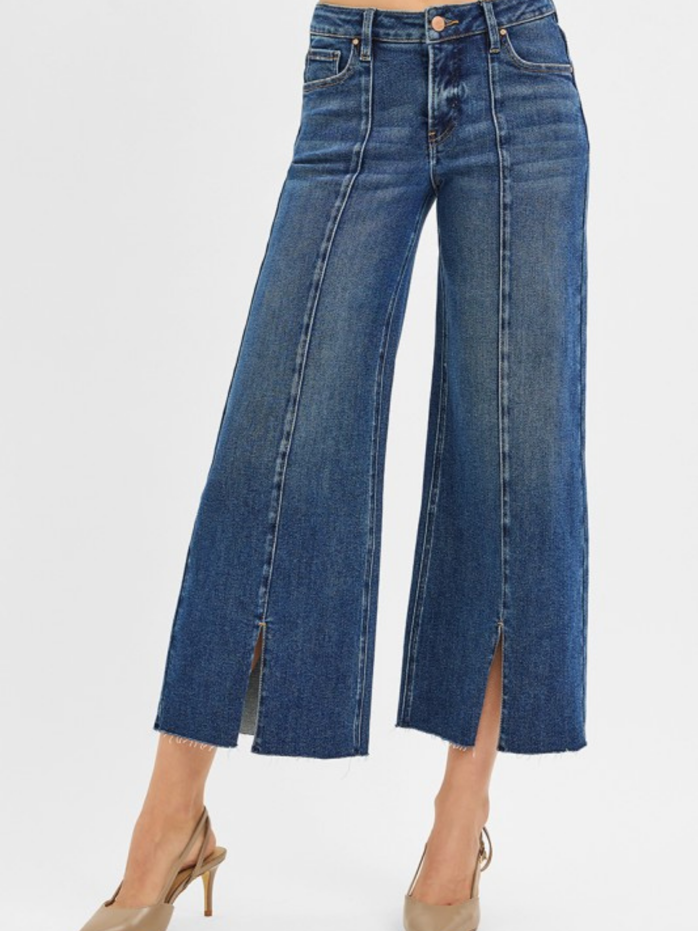 Margaret Split Hem Denim