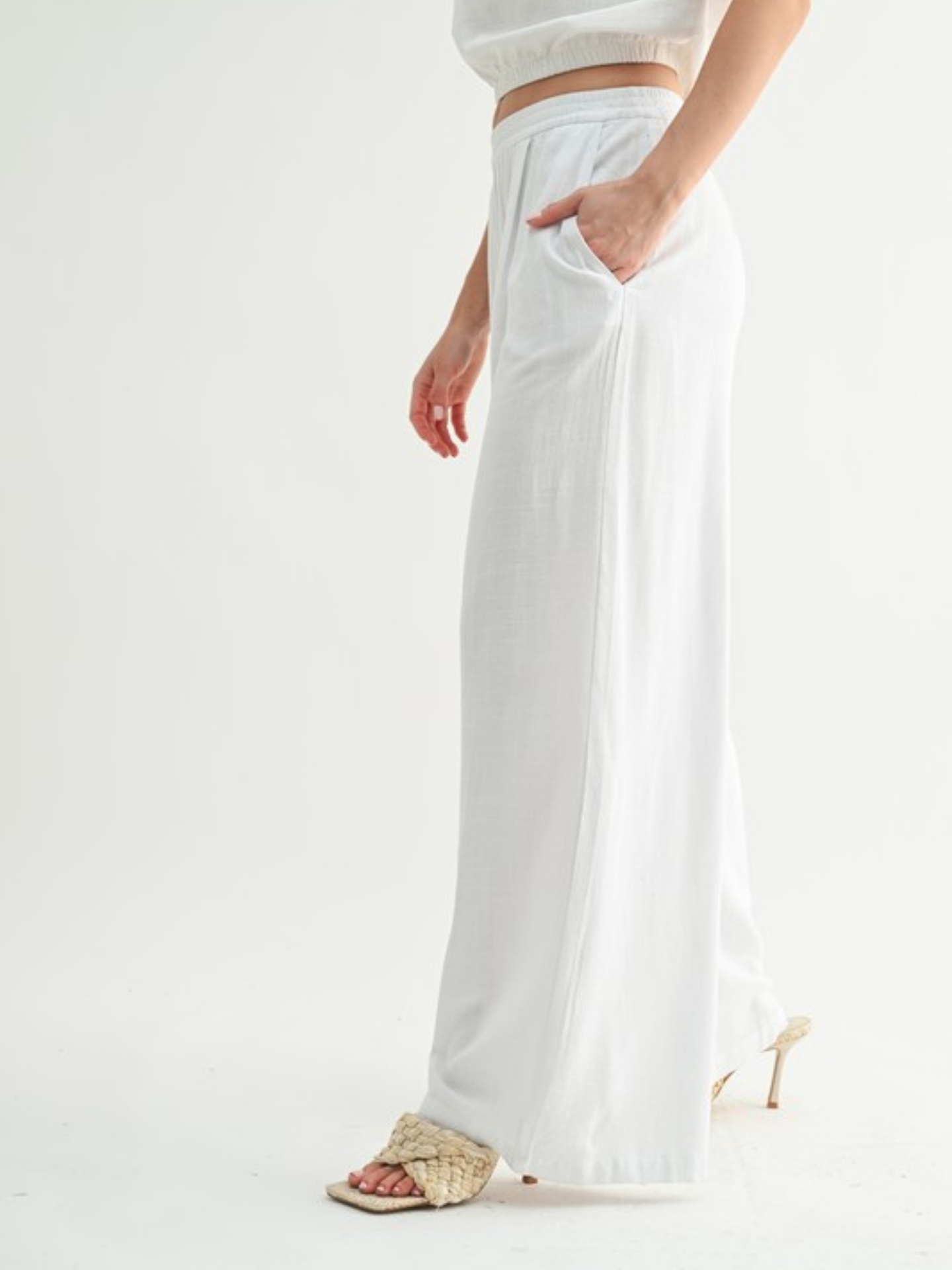 Even Wide Leg Pant Size Large - Mimi & Rae