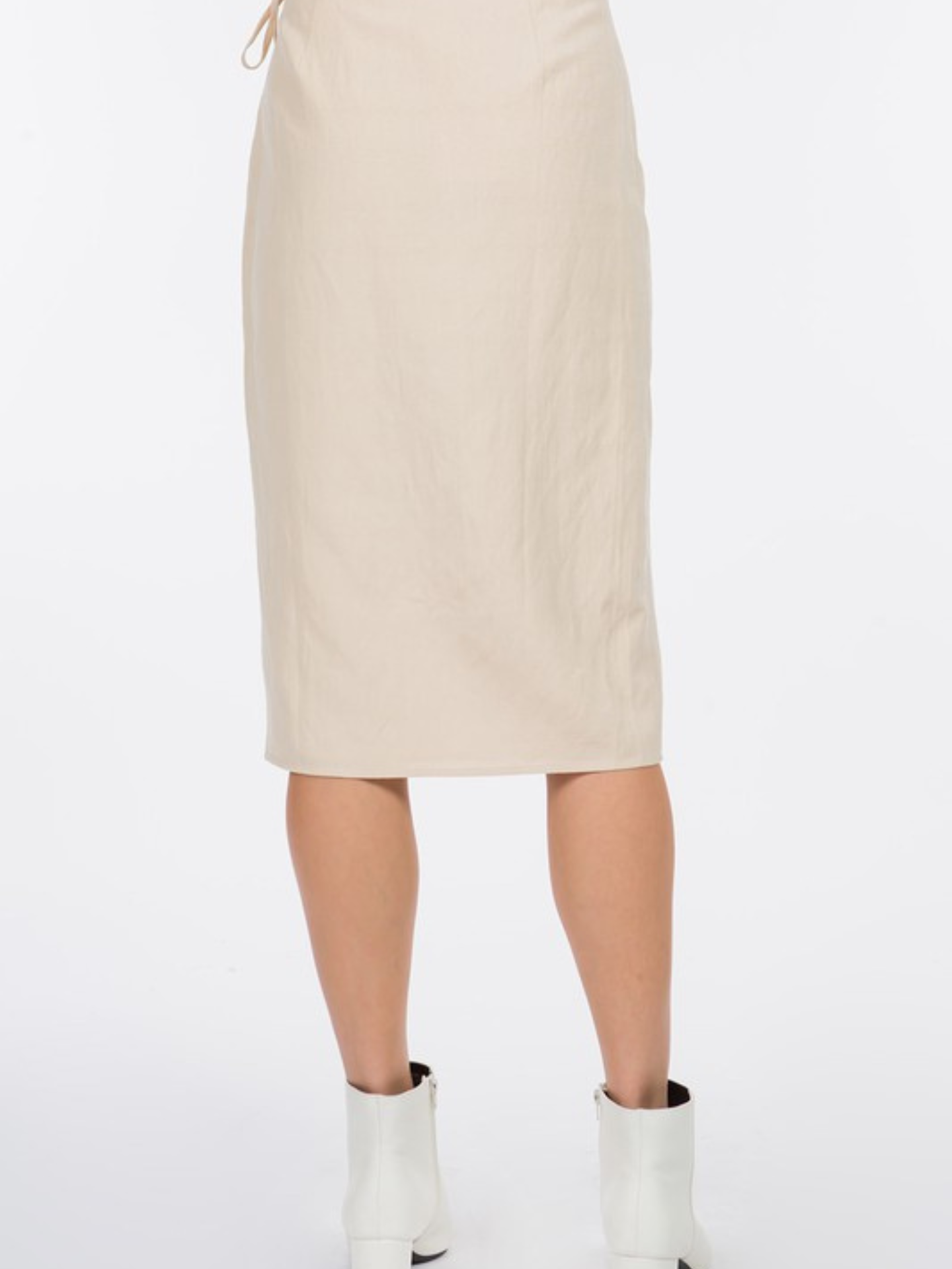 Linen Wrap Midi Skirt - Mimi & Rae