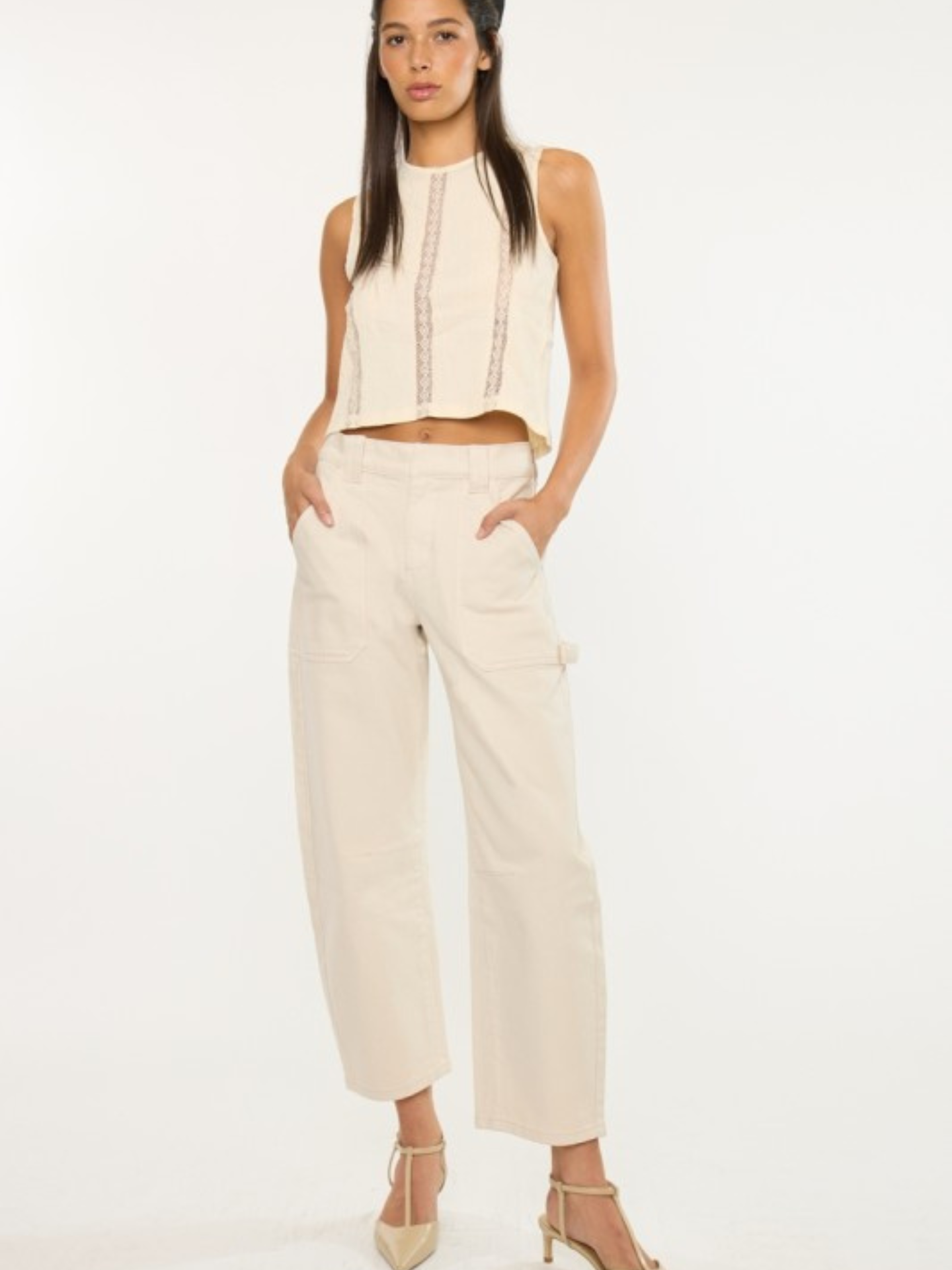 Work Barrel Pant - Mimi & Rae