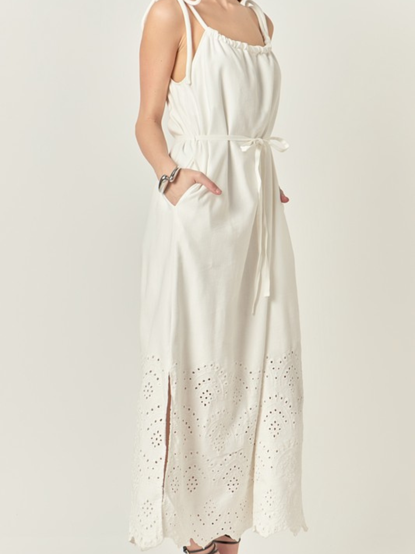 Linen Sleeveless Dress - Mimi & Rae