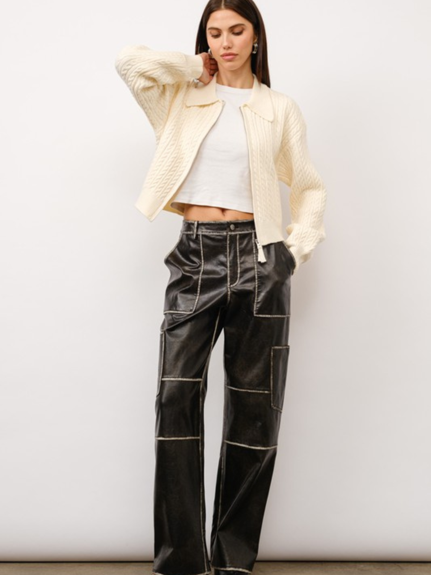Cableknit Jacket - Mimi & Rae