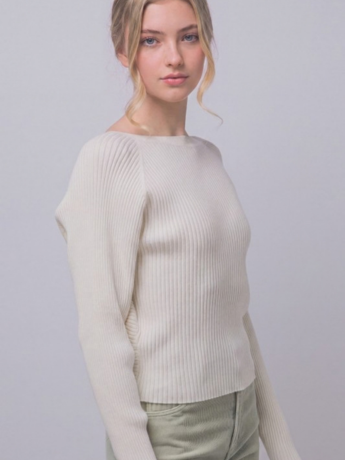 Twist Back Sweater