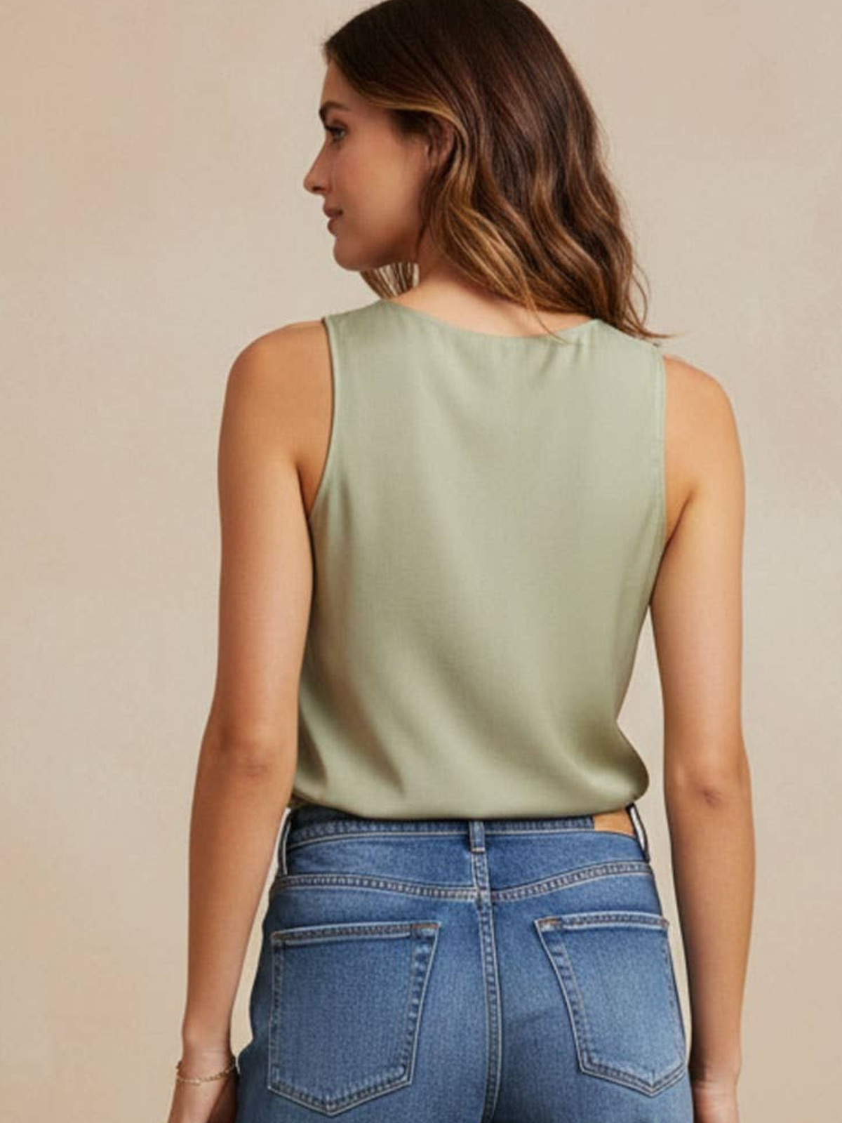 V-Neck Tank Blouse