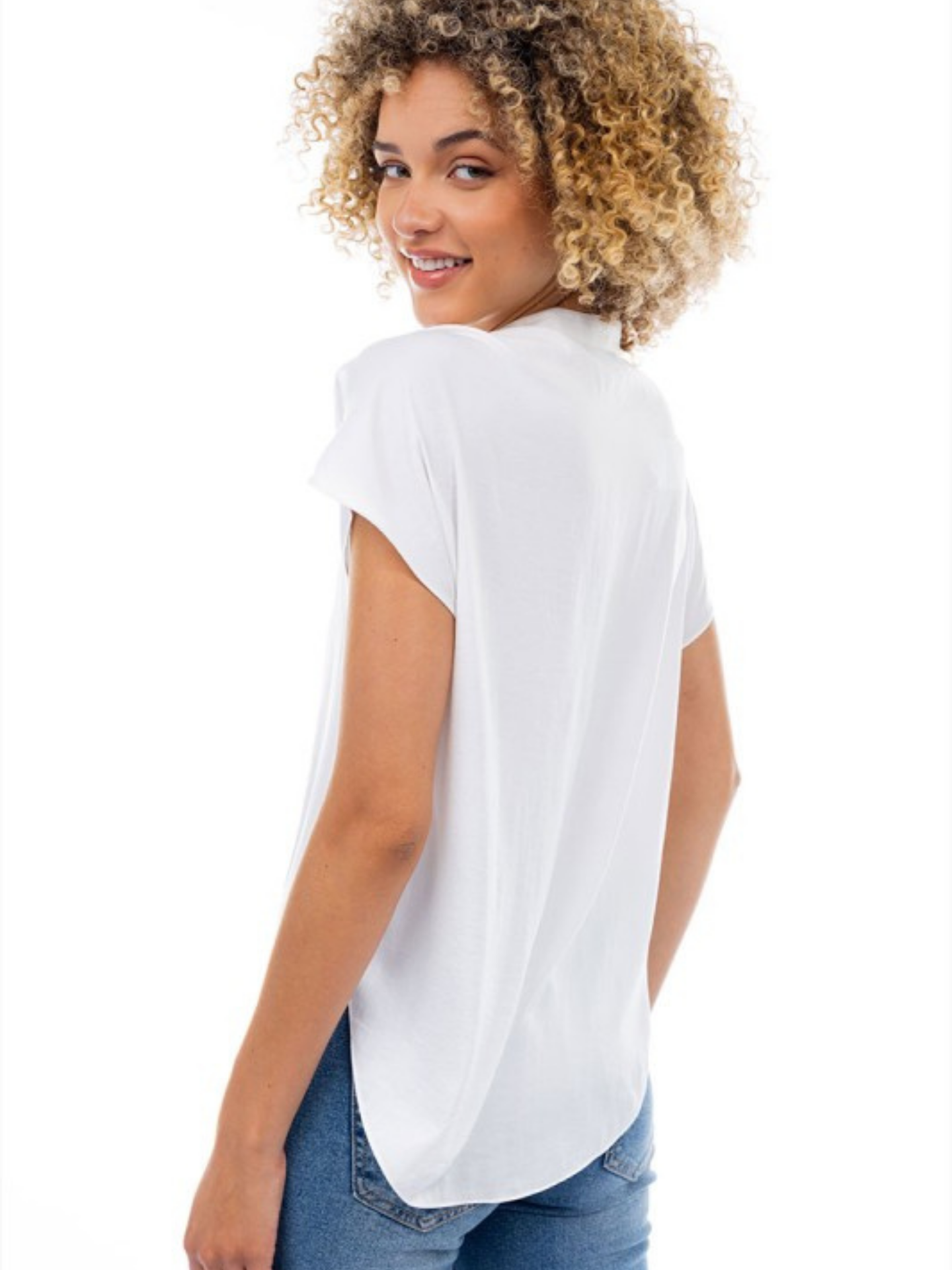 Satin Pullover Blouse