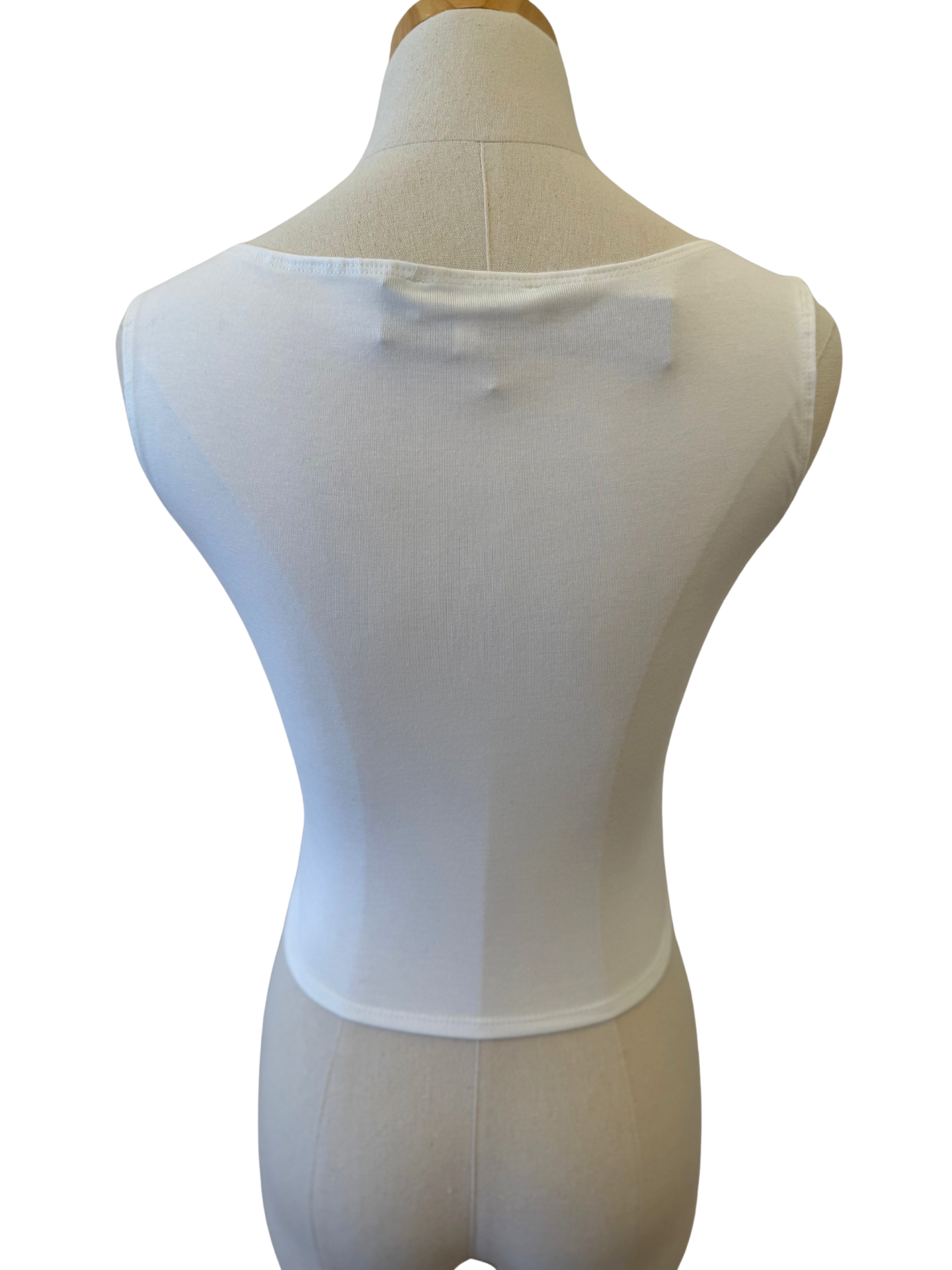 Asymmetrical Button Sleeveless Top - Mimi & Rae