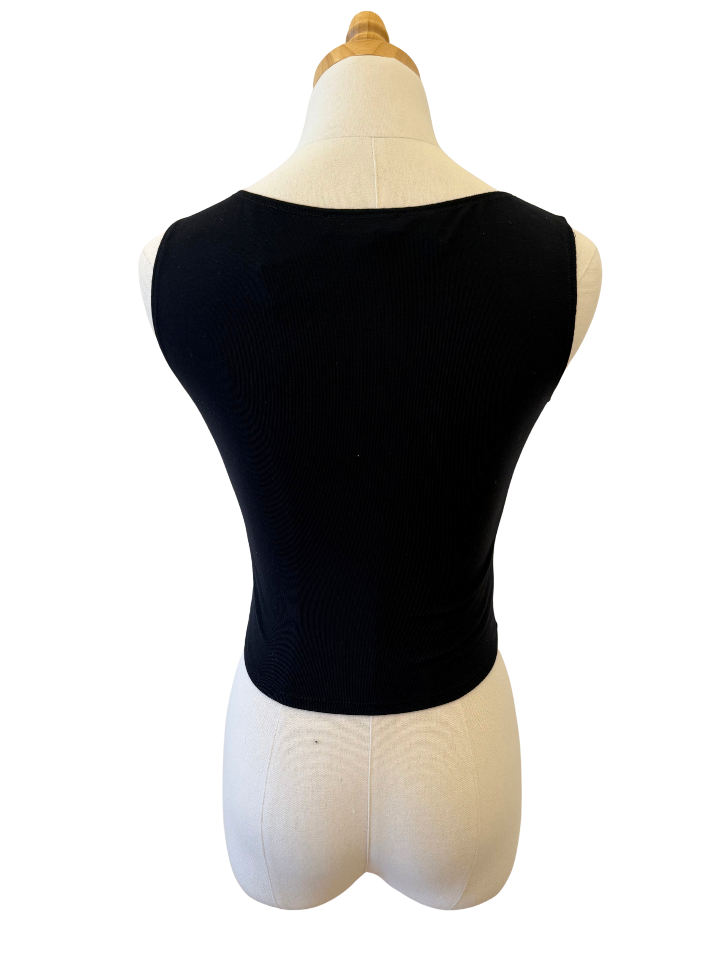 Asymmetrical Button Sleeveless Top - Mimi & Rae