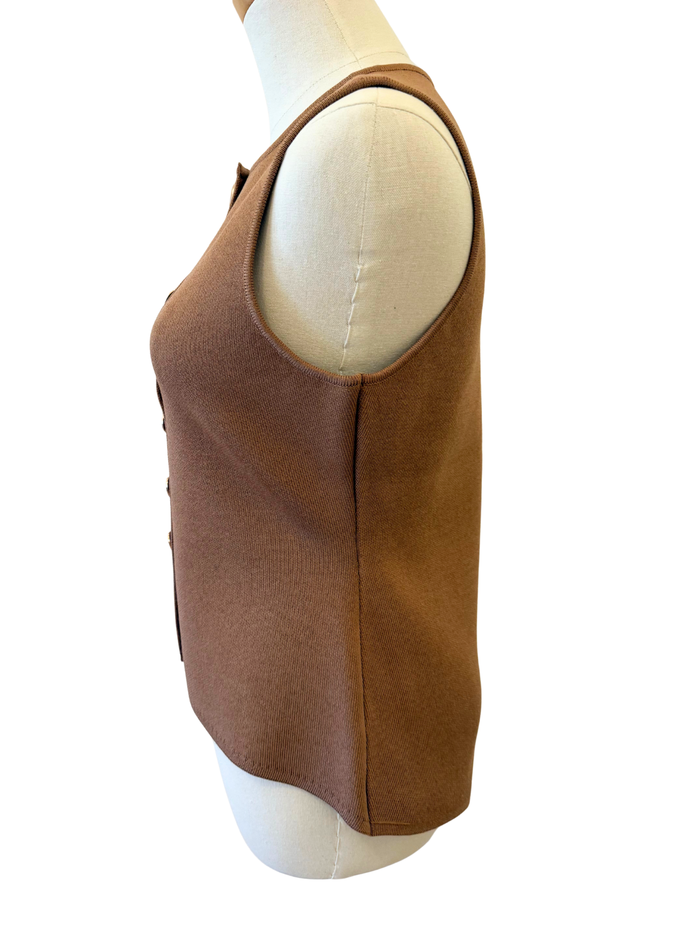Asymmetrical Knit Vest - Mimi & Rae