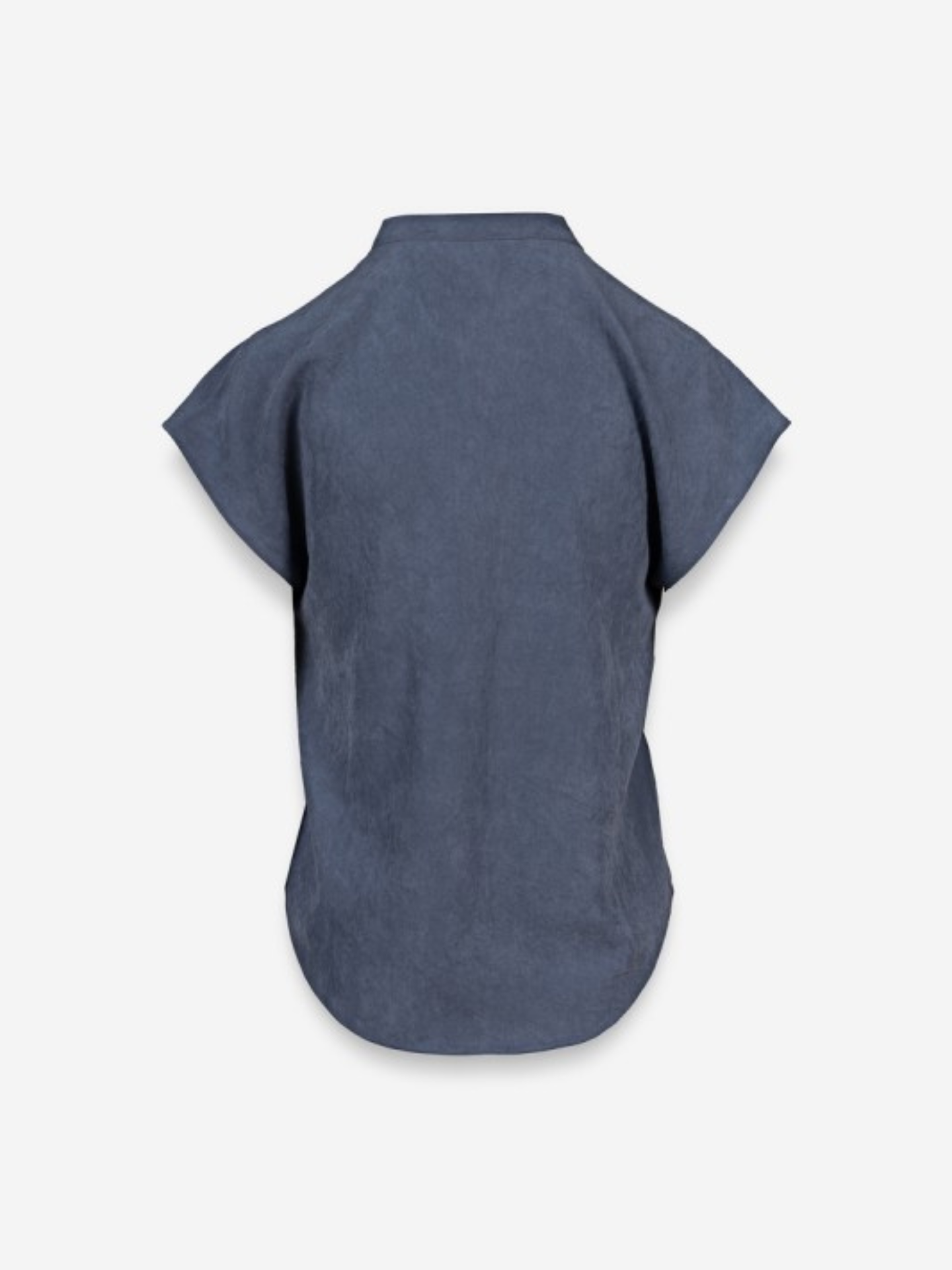 Soft Matte Navy Blouse - Mimi & Rae