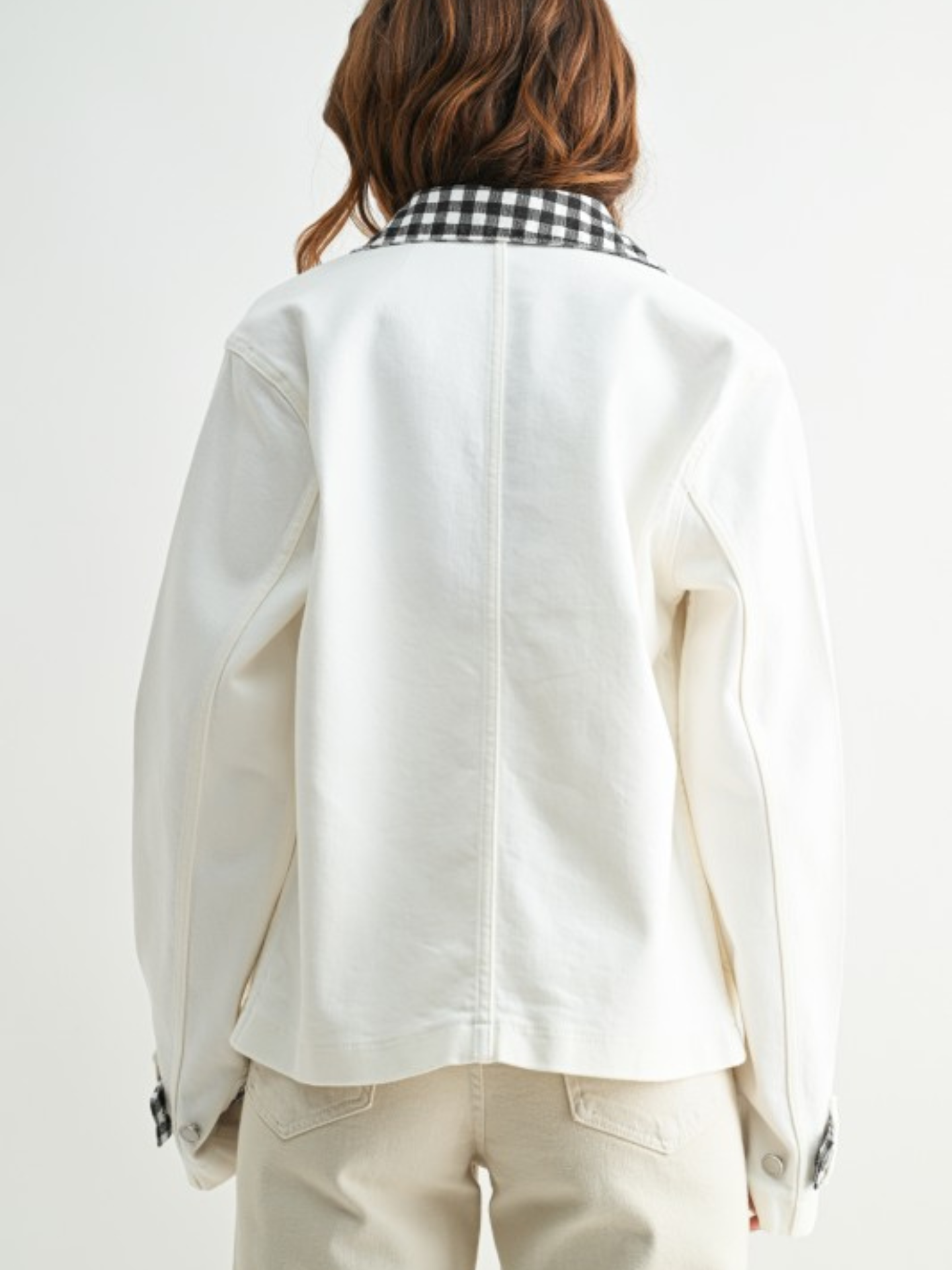 Checker Collar Jacket