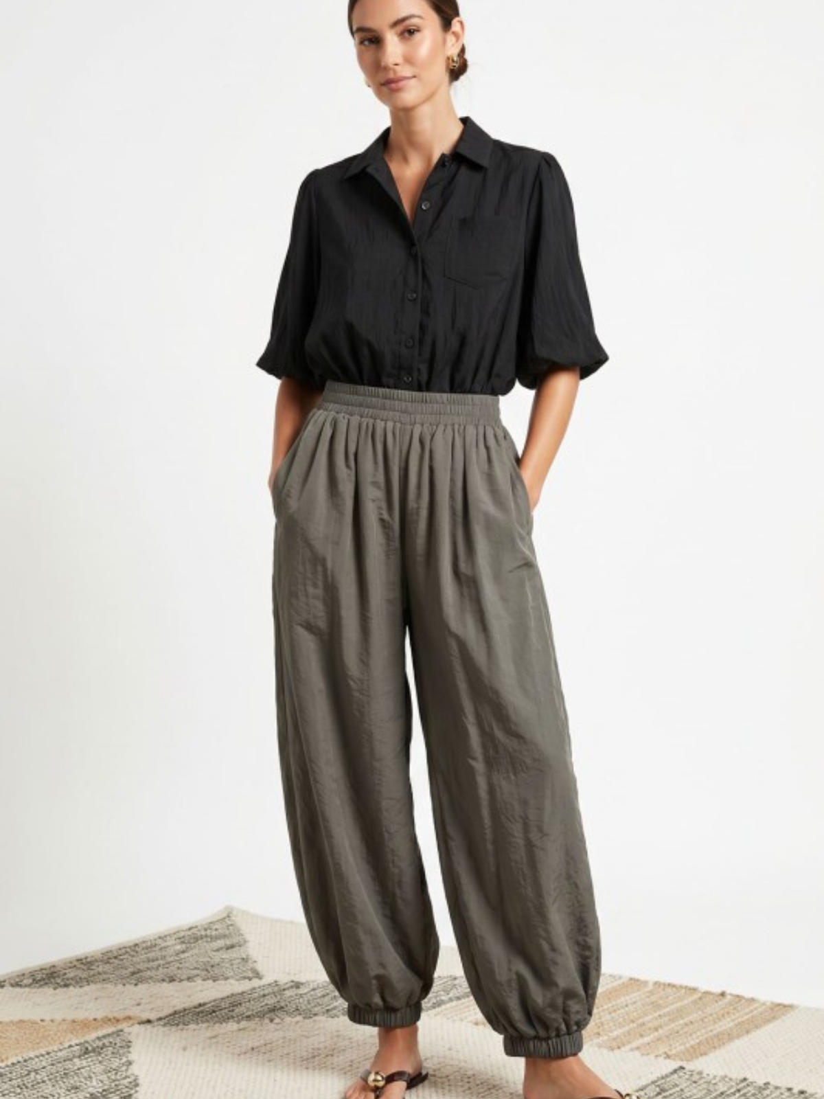 Balloon Pull-on Trouser