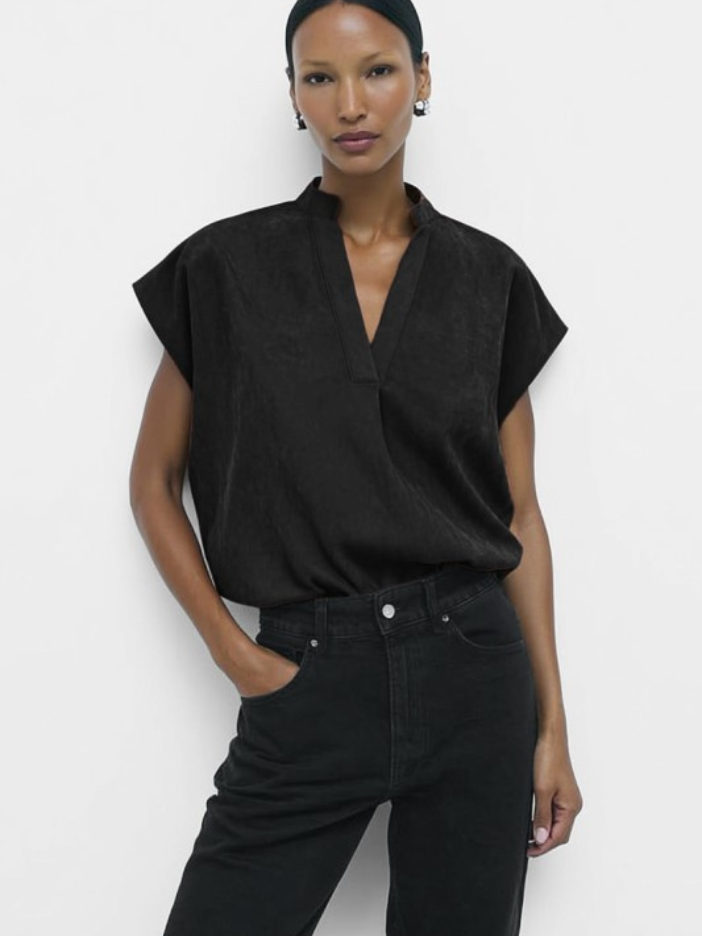 Soft Matte Blouse - Mimi & Rae