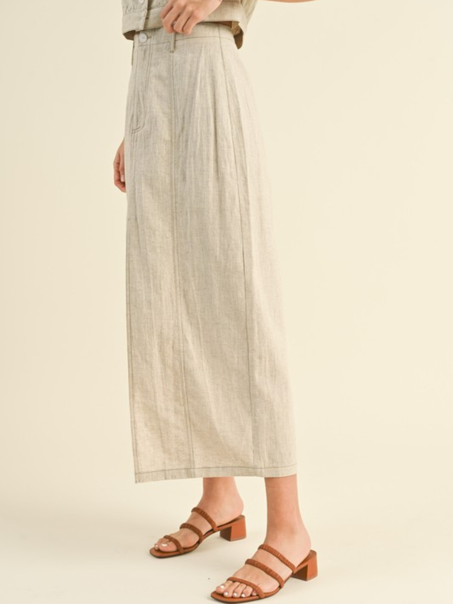Linen Maxi Skirt - Mimi & Rae