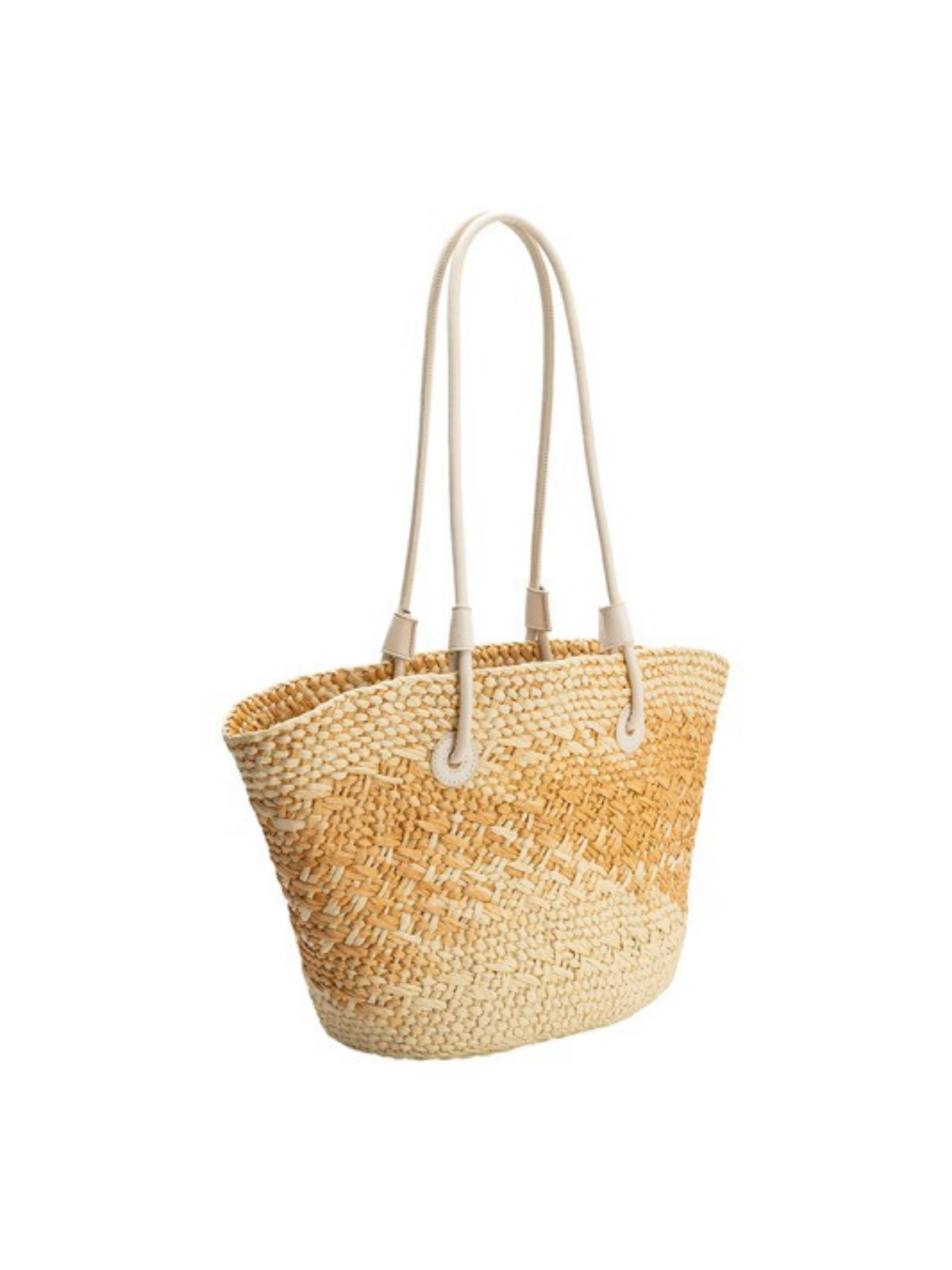 Sunset Straw Tote