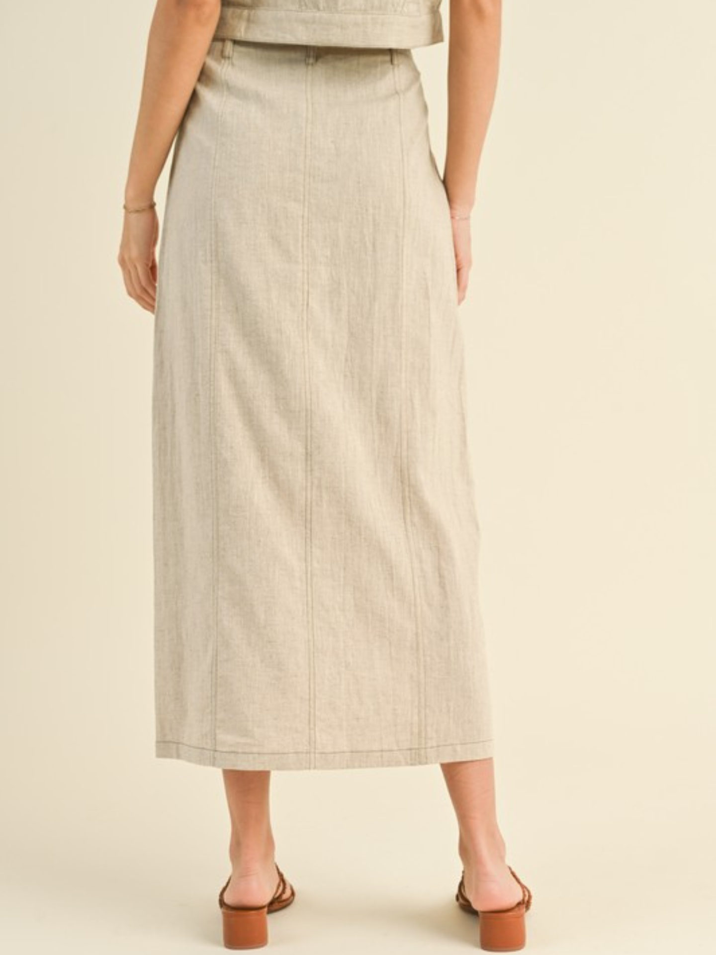 Linen Maxi Skirt - Mimi & Rae