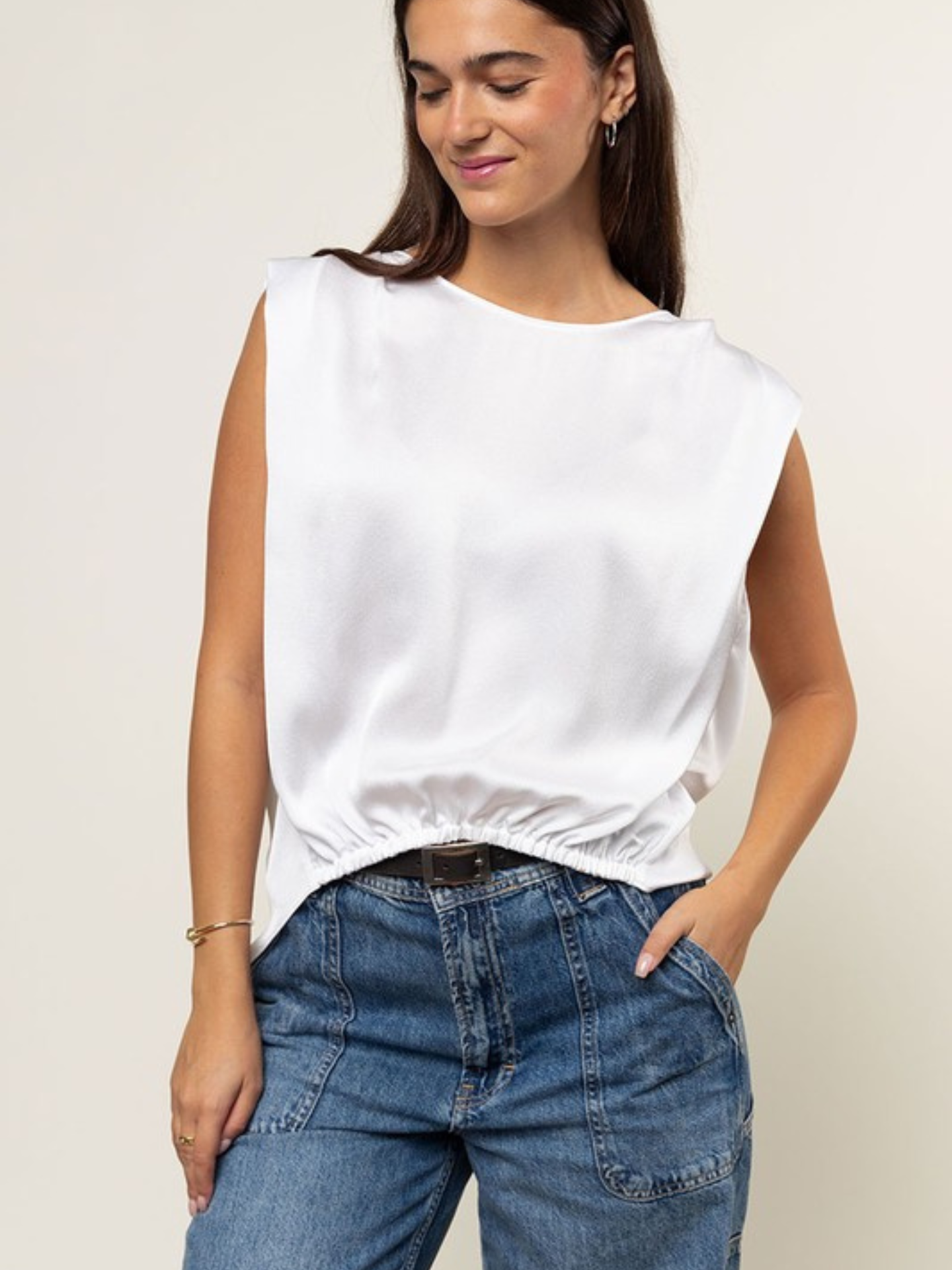 Boxy Drop Shoulder Blouse - Mimi & Rae