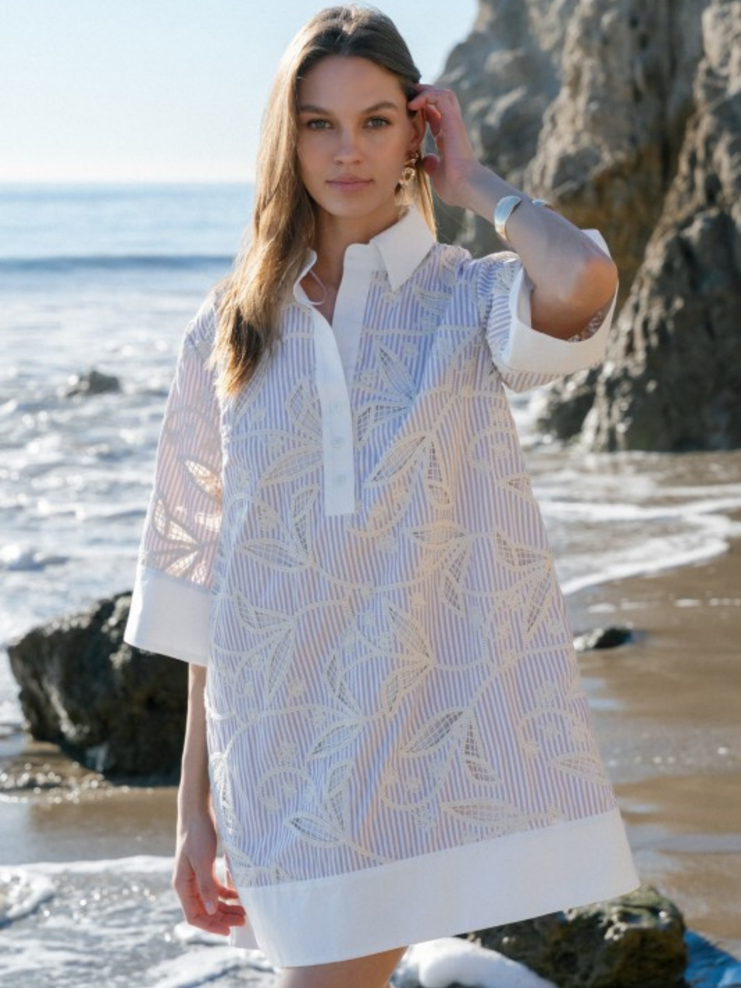 Carol Poplin Shirtdress